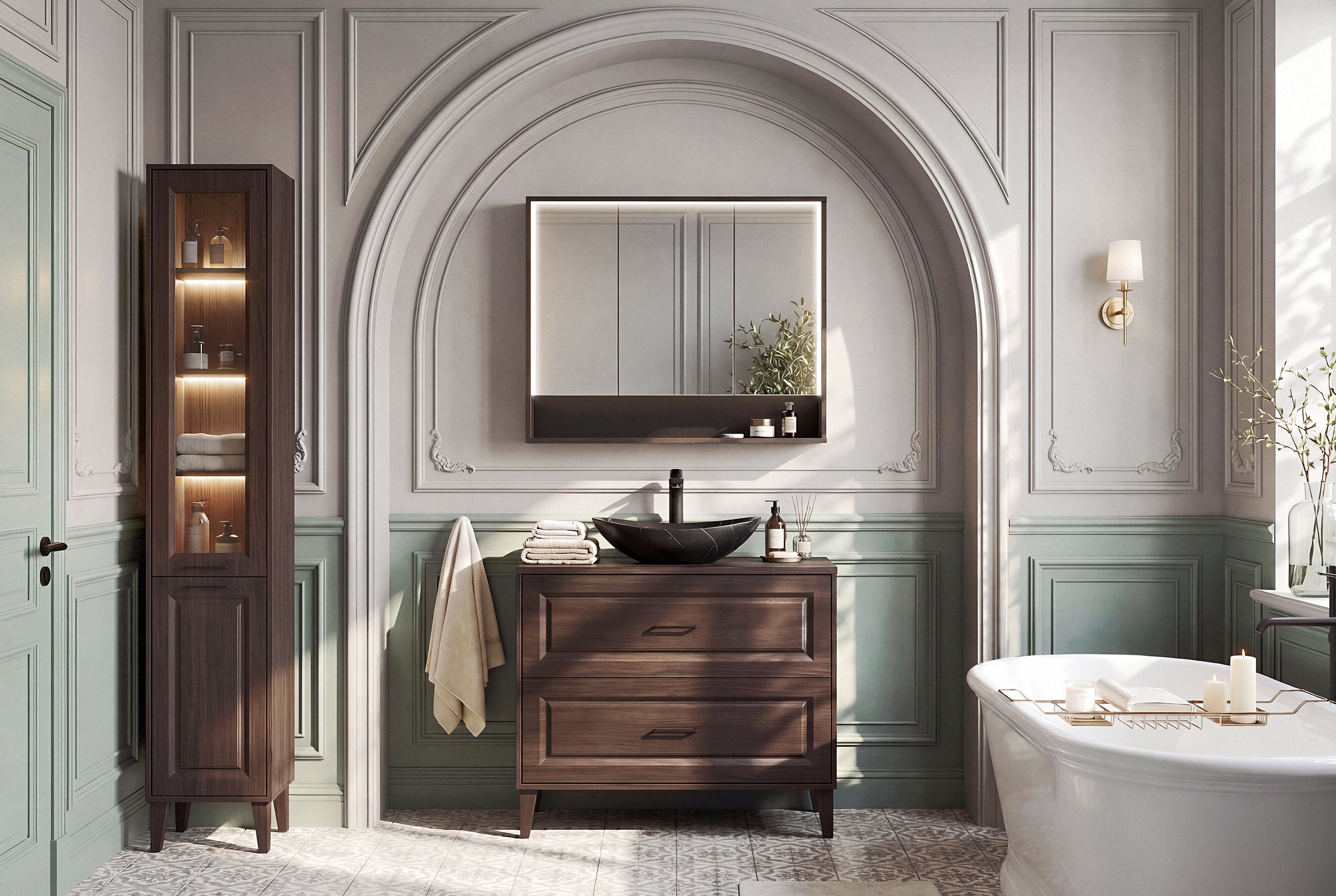 Dorothy Ristretto Vanity Unit 60–120 cm I Configure Your Bathroom