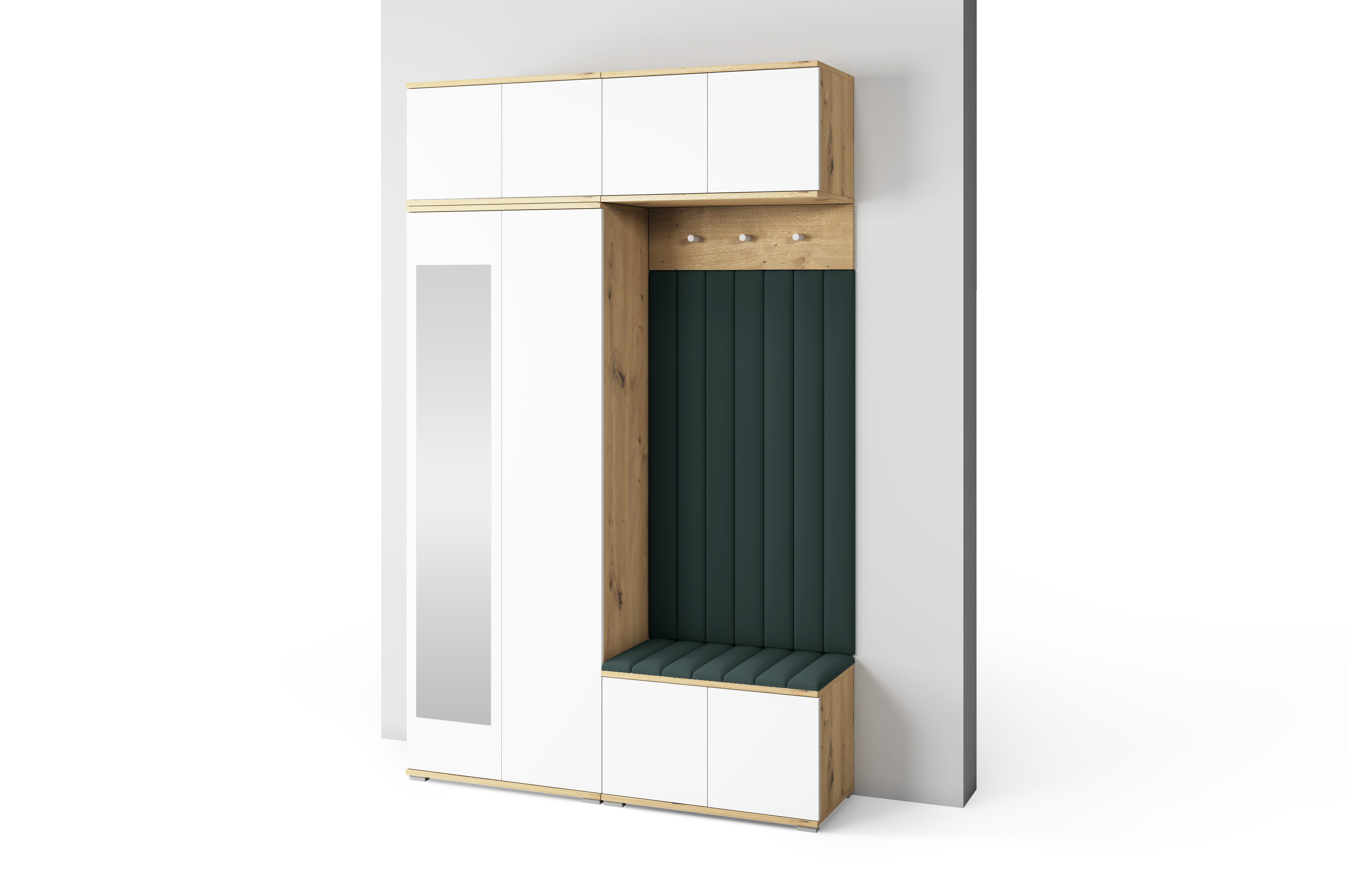 PK Sevilla 9 Hallway Wardrobe -Upholstered Panels in Various Colours