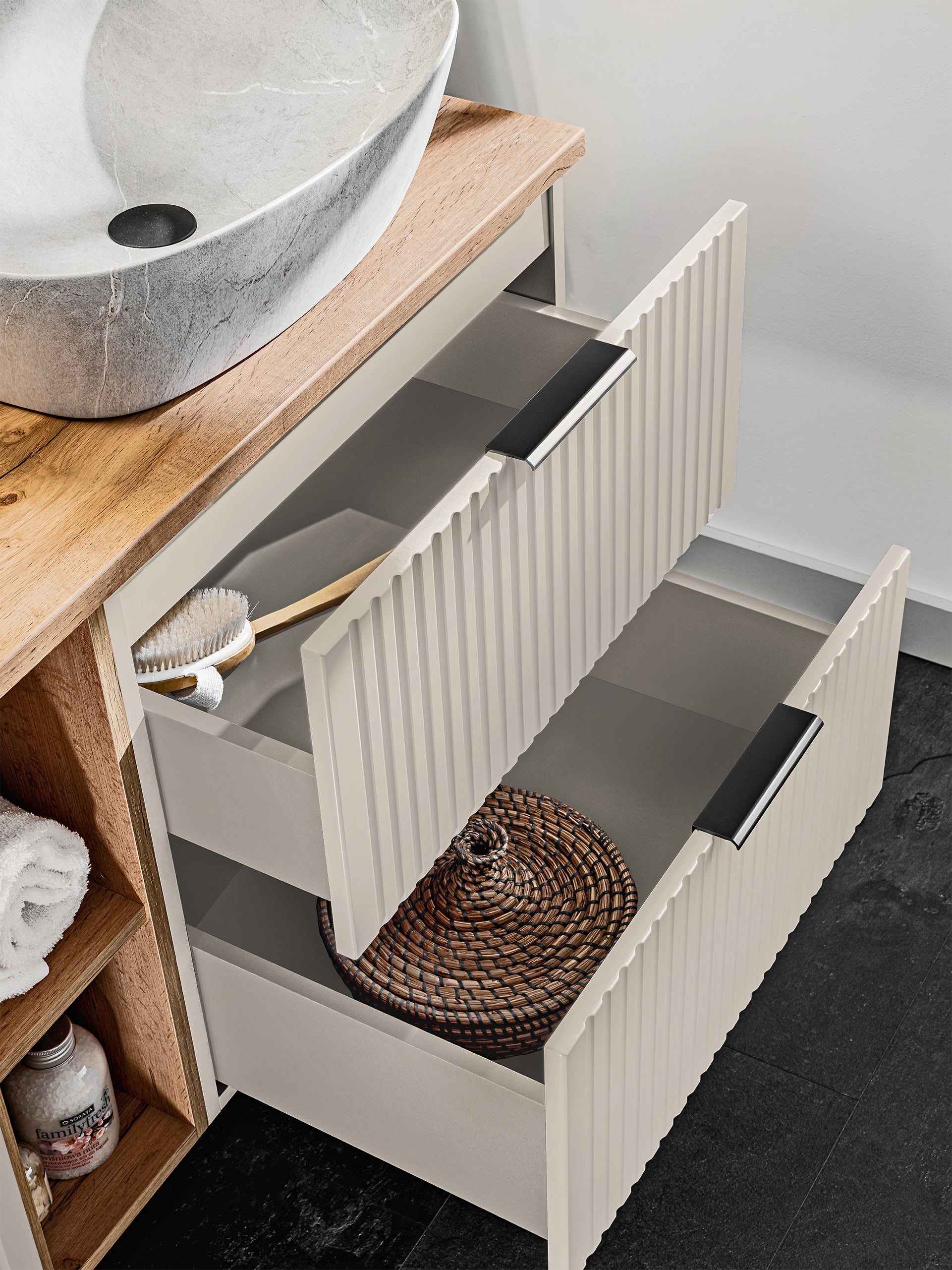 Adel Cashmere Vanity Unit Set 100 / 120 / 140 cm – Configure Your Bathroom