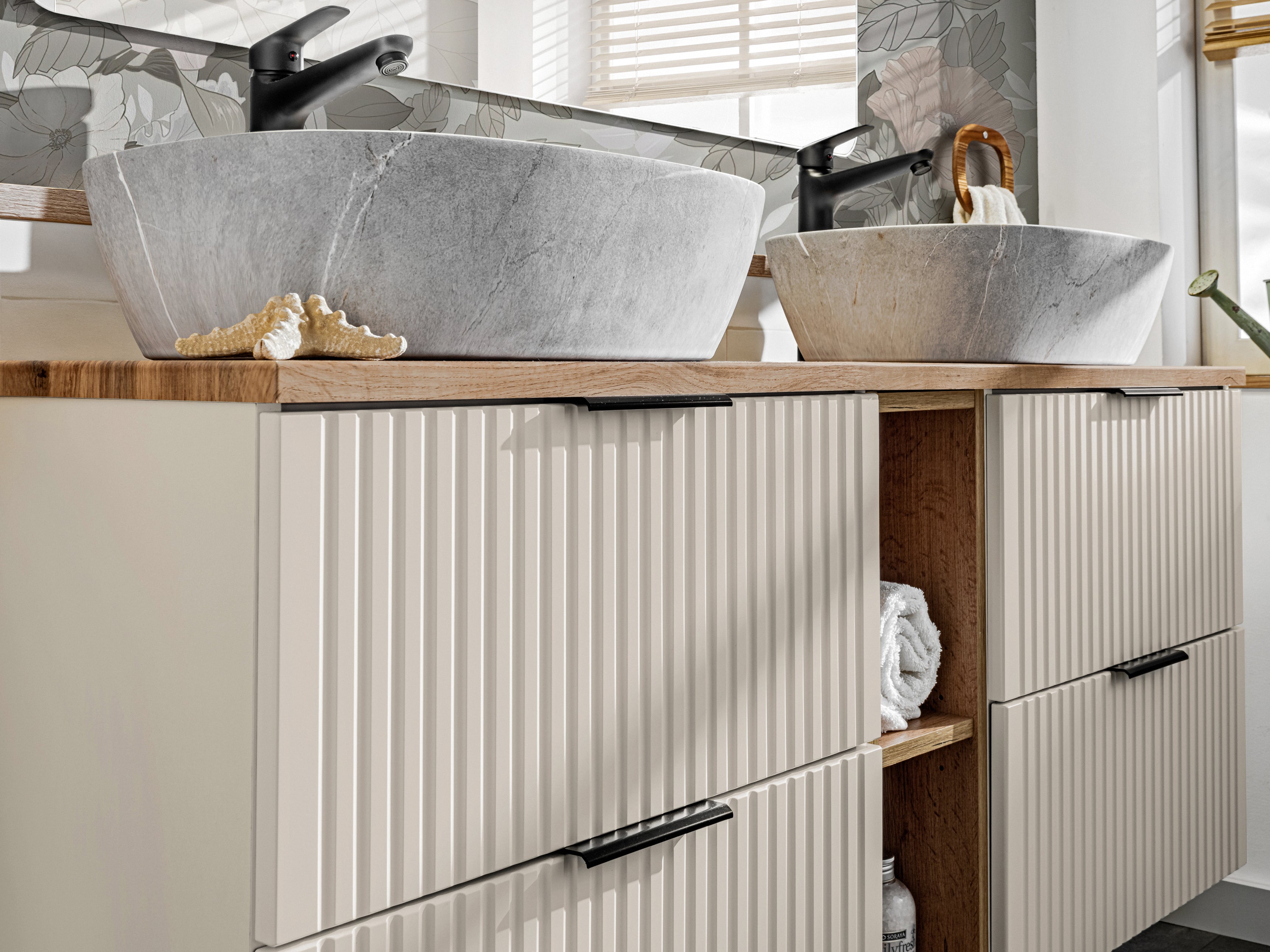 Adel Cashmere Vanity Unit Set 100 / 120 / 140 cm – Configure Your Bathroom