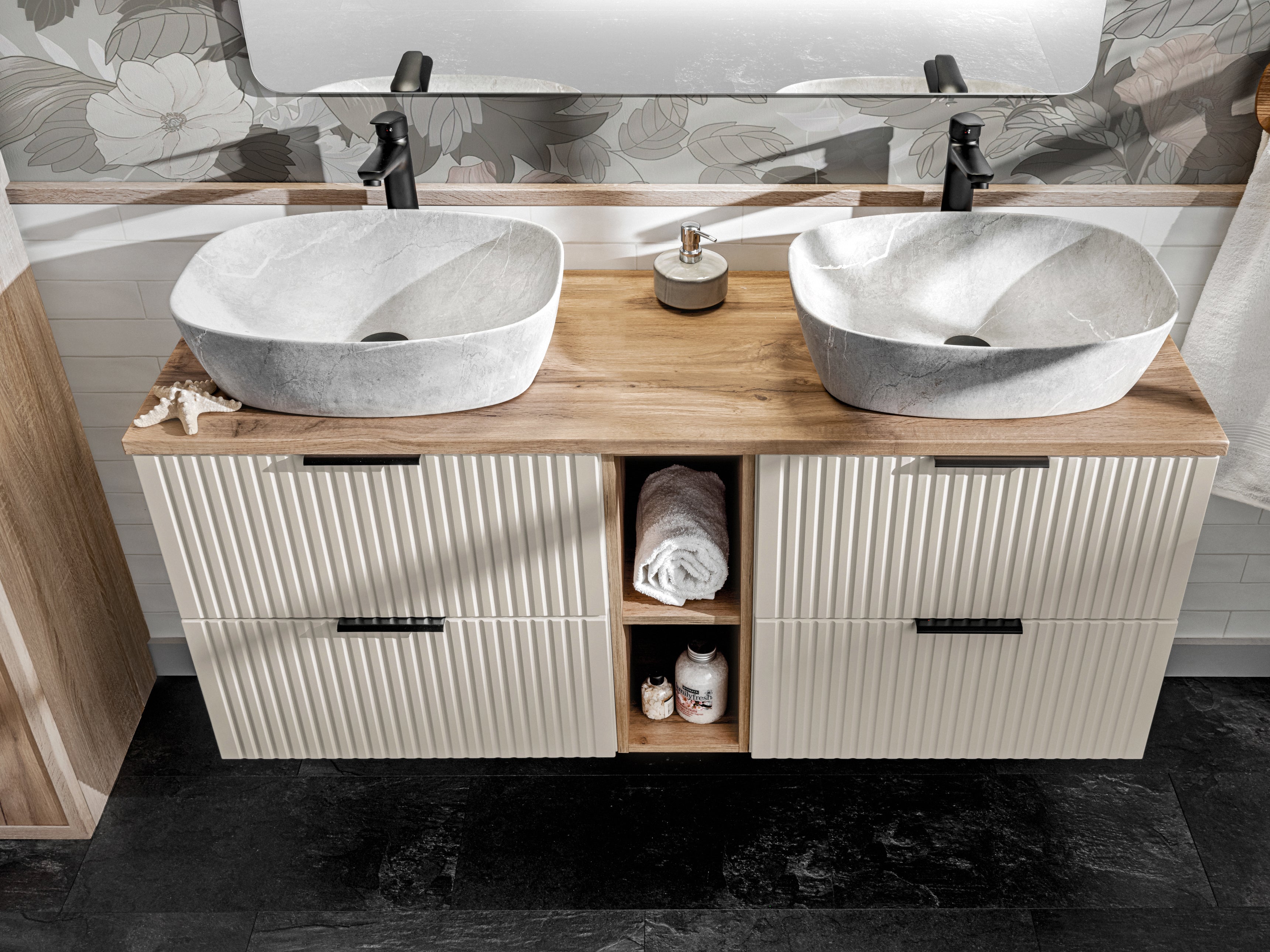 Adel Cashmere Vanity Unit Set 100 / 120 / 140 cm – Configure Your Bathroom