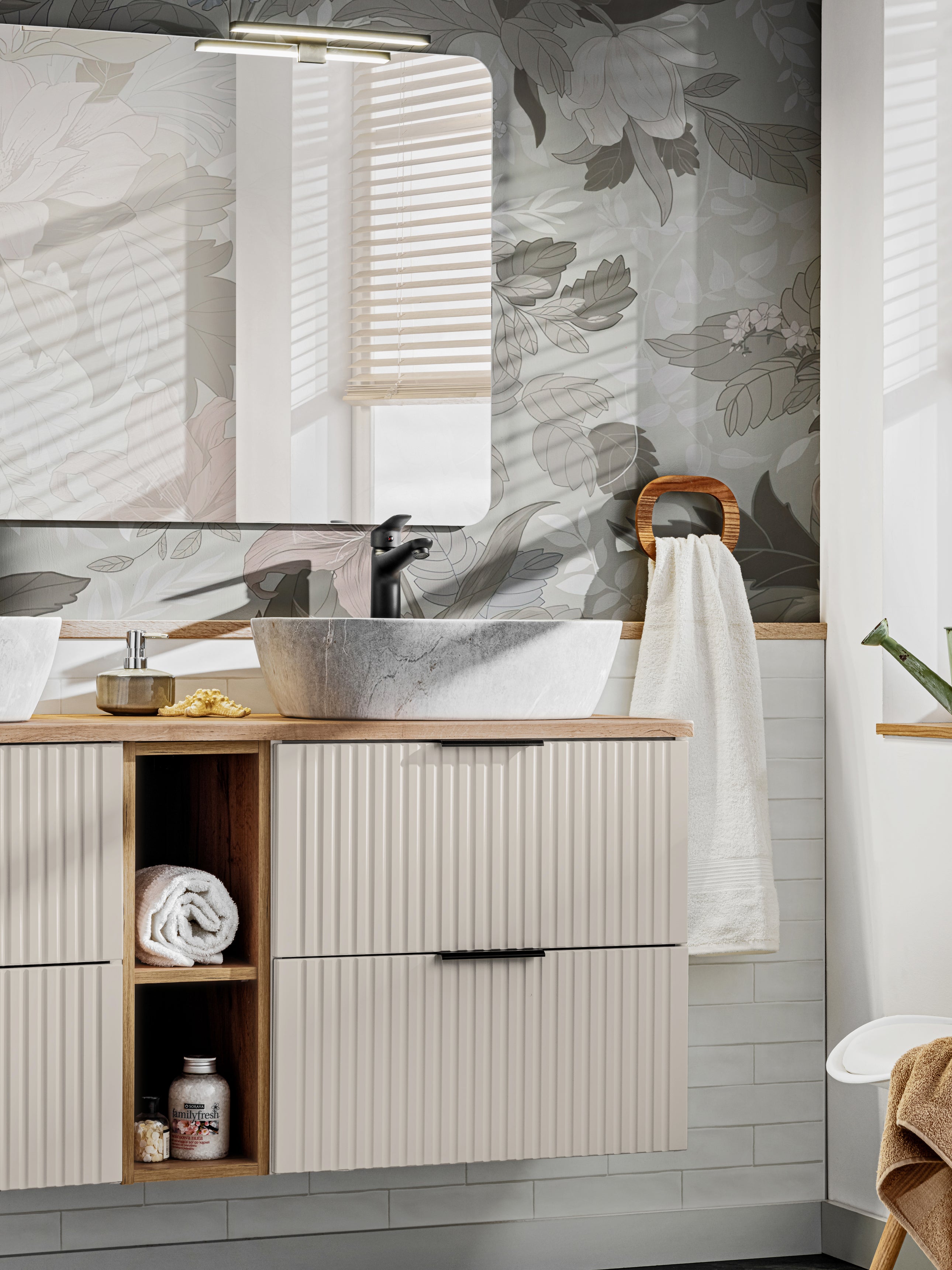 Adel Cashmere Vanity Unit Set 100 / 120 / 140 cm – Configure Your Bathroom