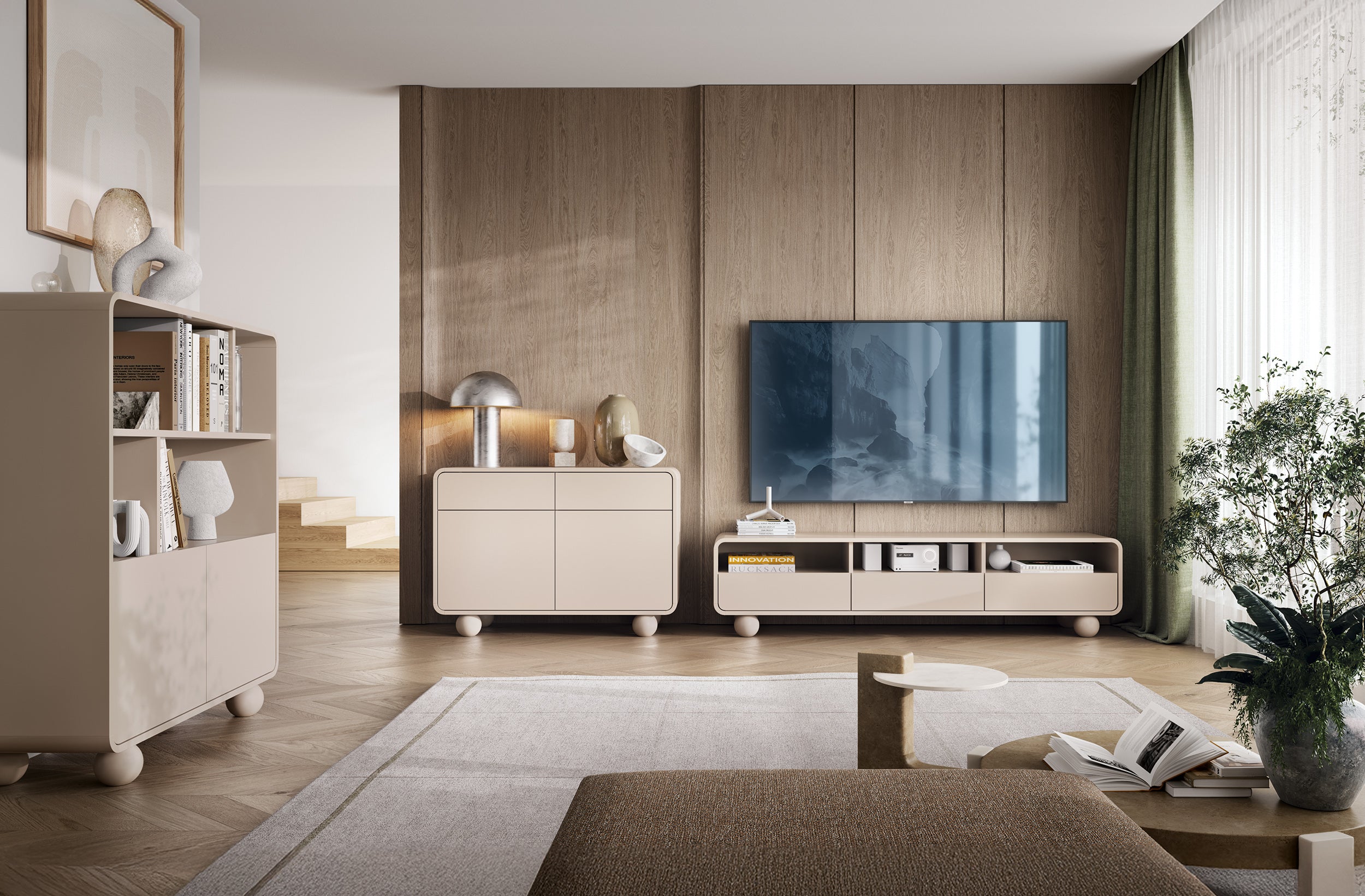 PI Albion Sideboard with Drawers – Cashmere KSZ108