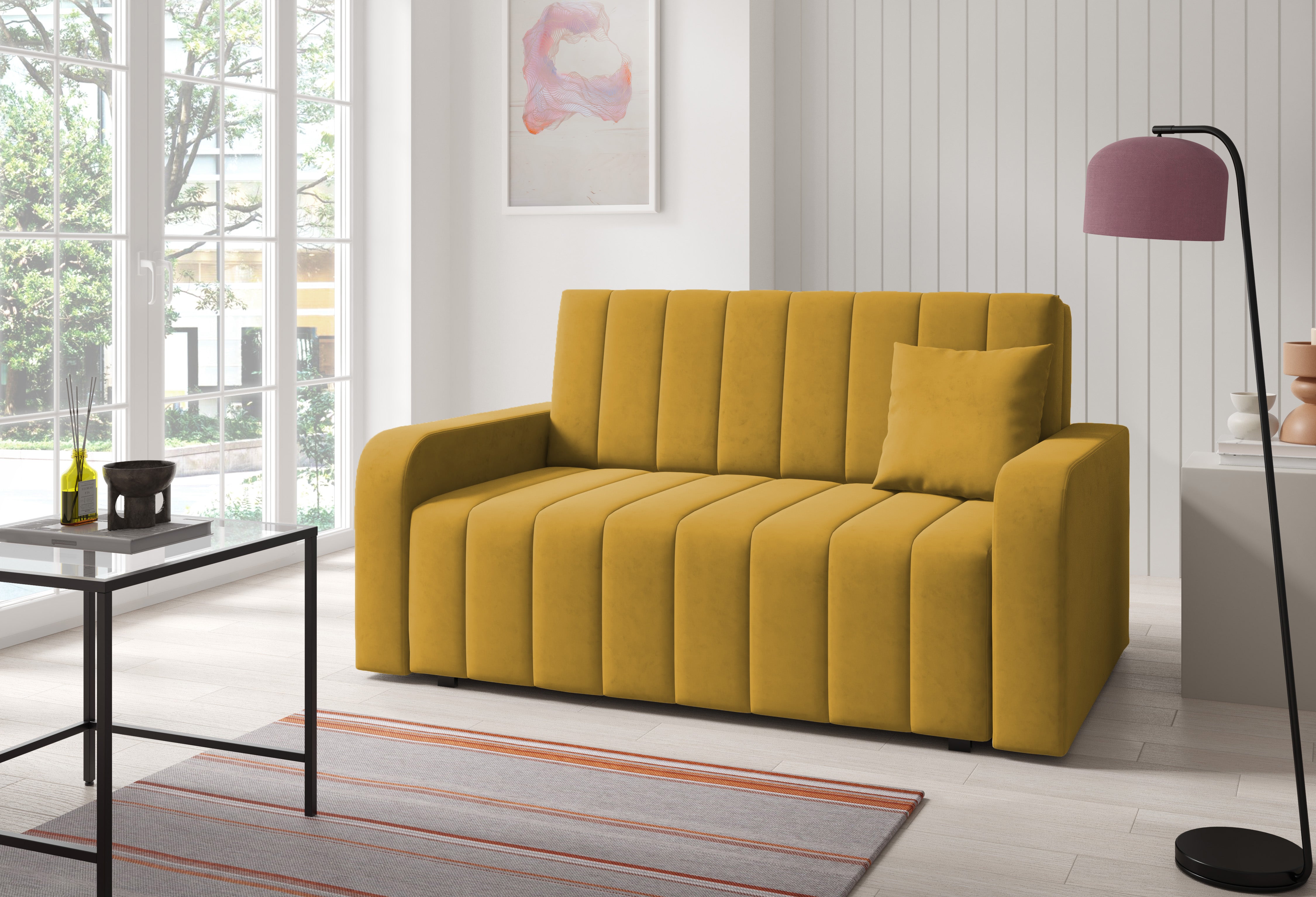 Marko III Sofa Bed – 3-Seater with Storage- 130 cm