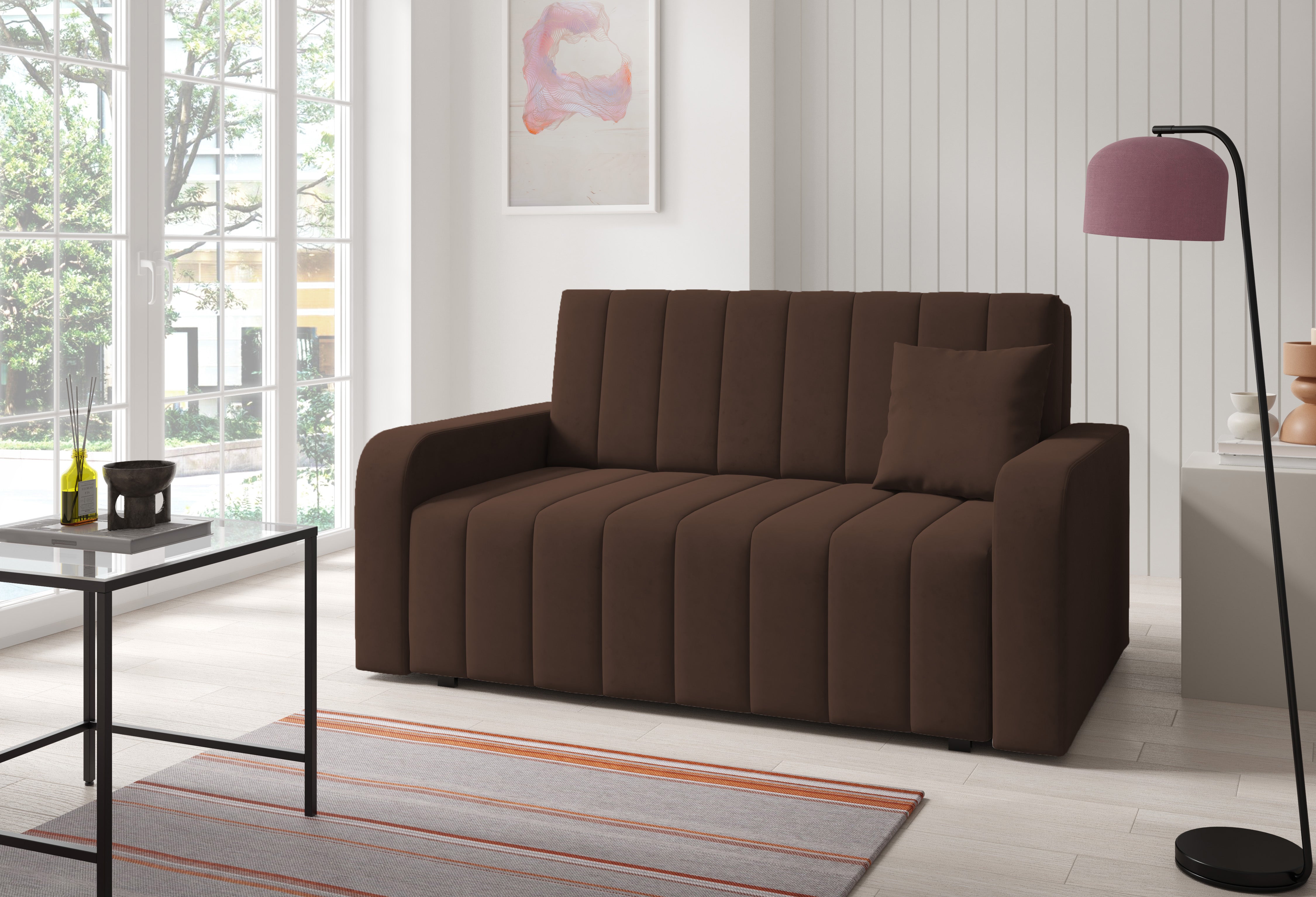 Marko III Sofa Bed – 3-Seater with Storage- 130 cm