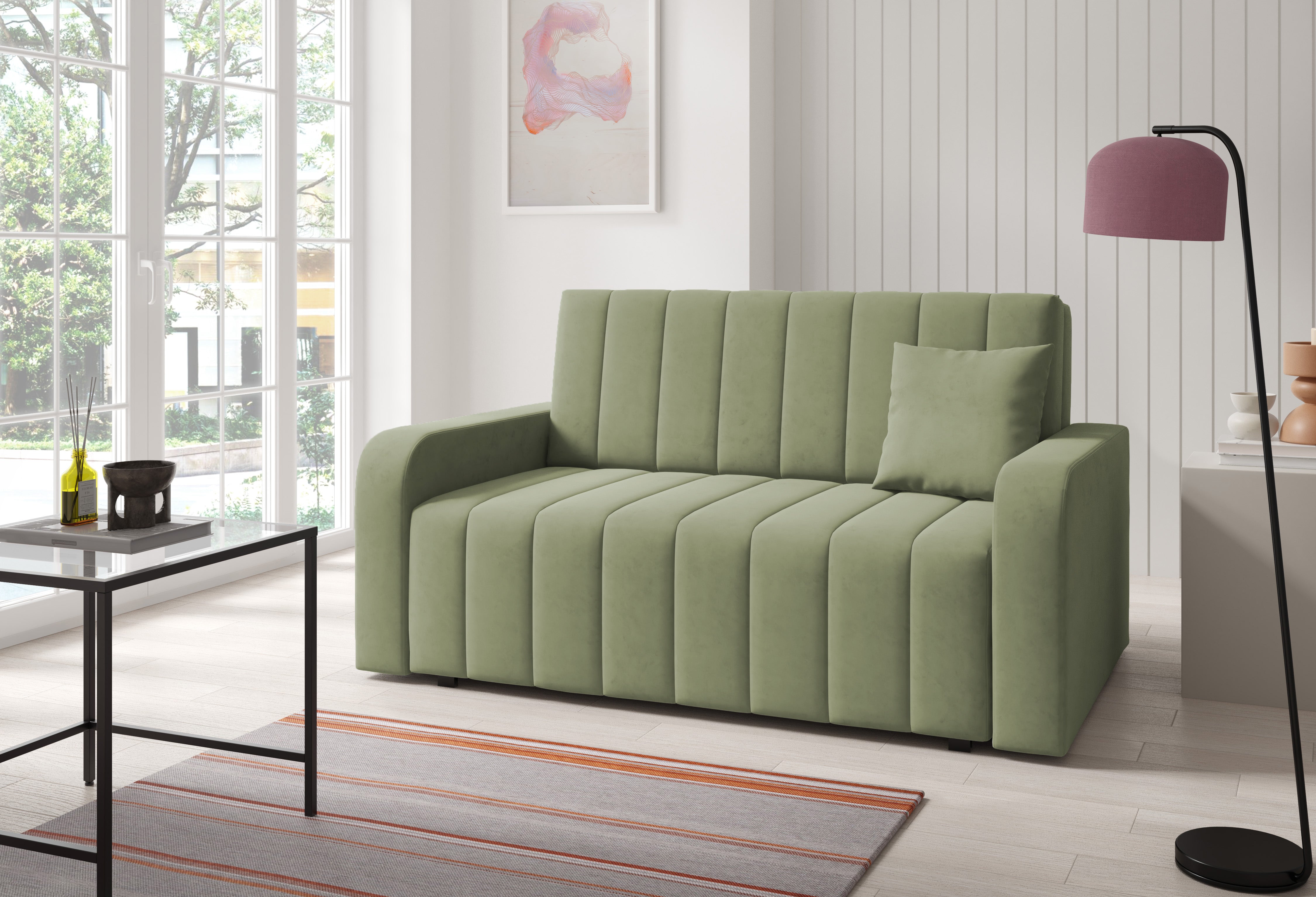 Marko III Sofa Bed – 3-Seater with Storage- 130 cm