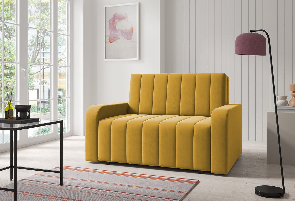 Marko II Sofa Bed – 2-Seater with Storage- 110 cm