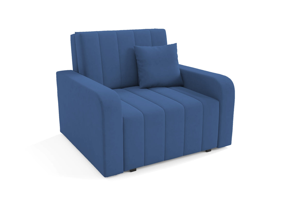 Marko I Chair Bed – Single Sofa Bed with Storage-80 cm