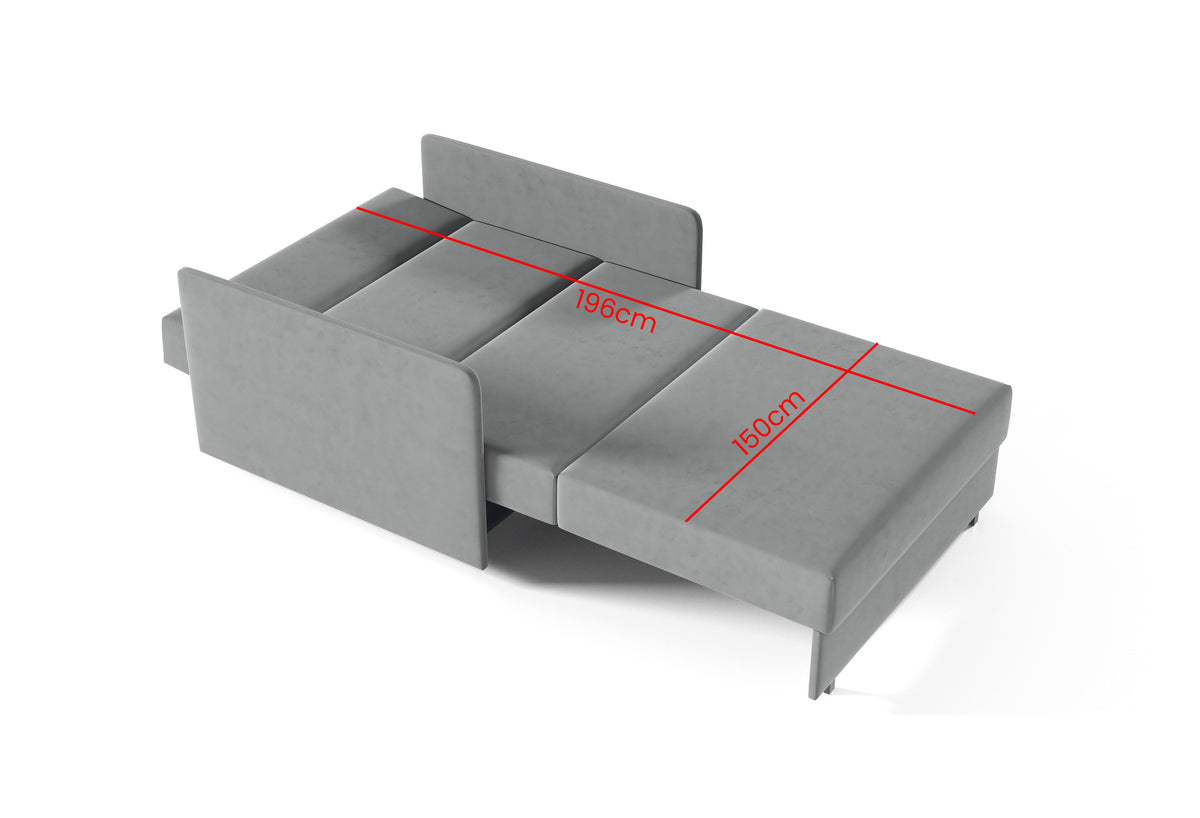 Antonio IV 3 Seater Sofa Bed – 160 cm