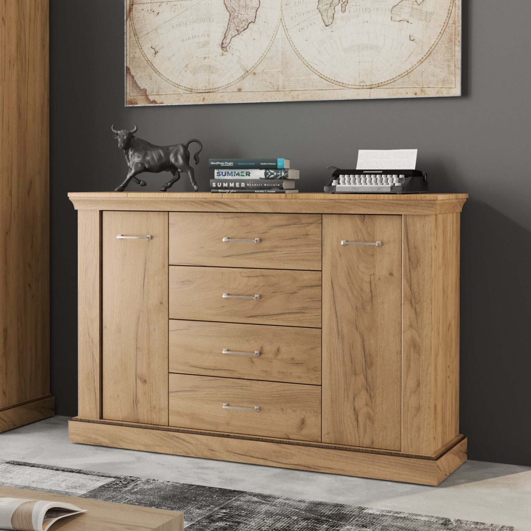 S-Antica Sideboard Gold Kraft A-1