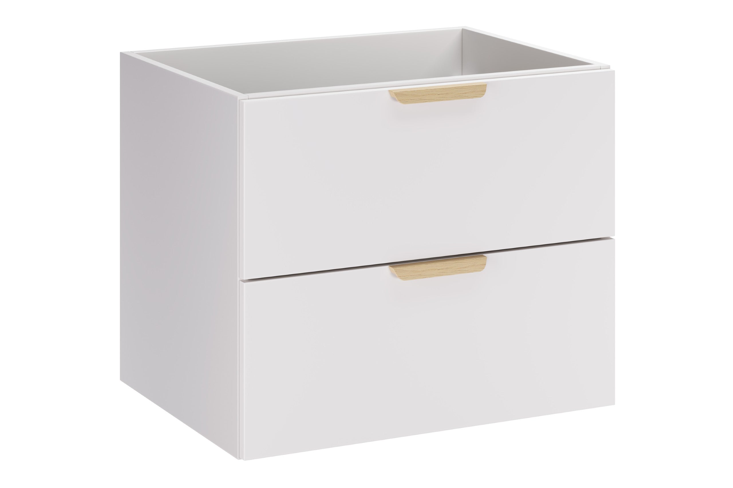 Aster White Bathroom Vanity Unit Set – 100 cm, White Matt & Cremona Oak – Configure Your Bathroom