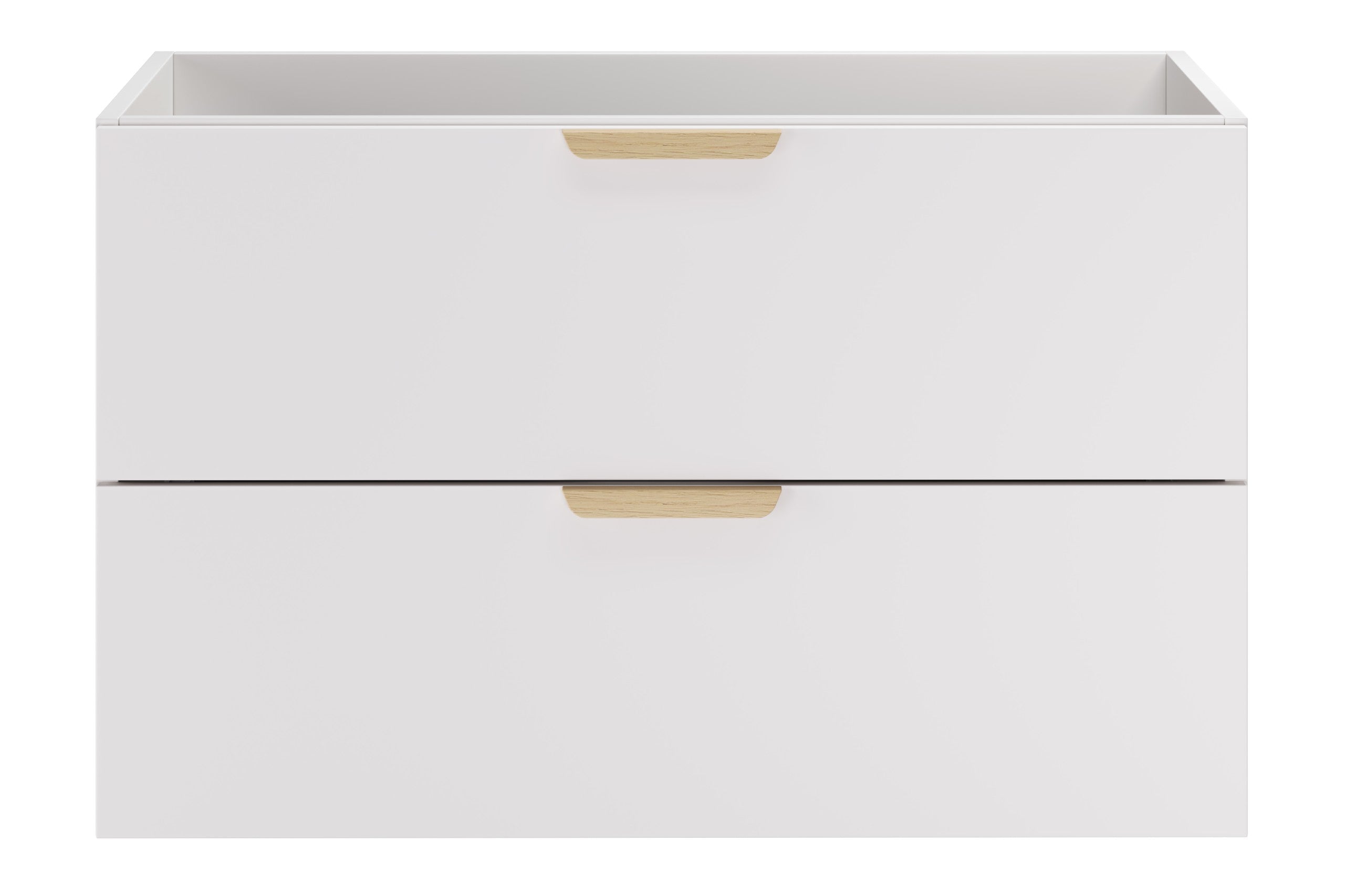 Aster White Bathroom Vanity Unit Set – 120 cm, White Matt & Cremona Oak – Configure Your Bathrom