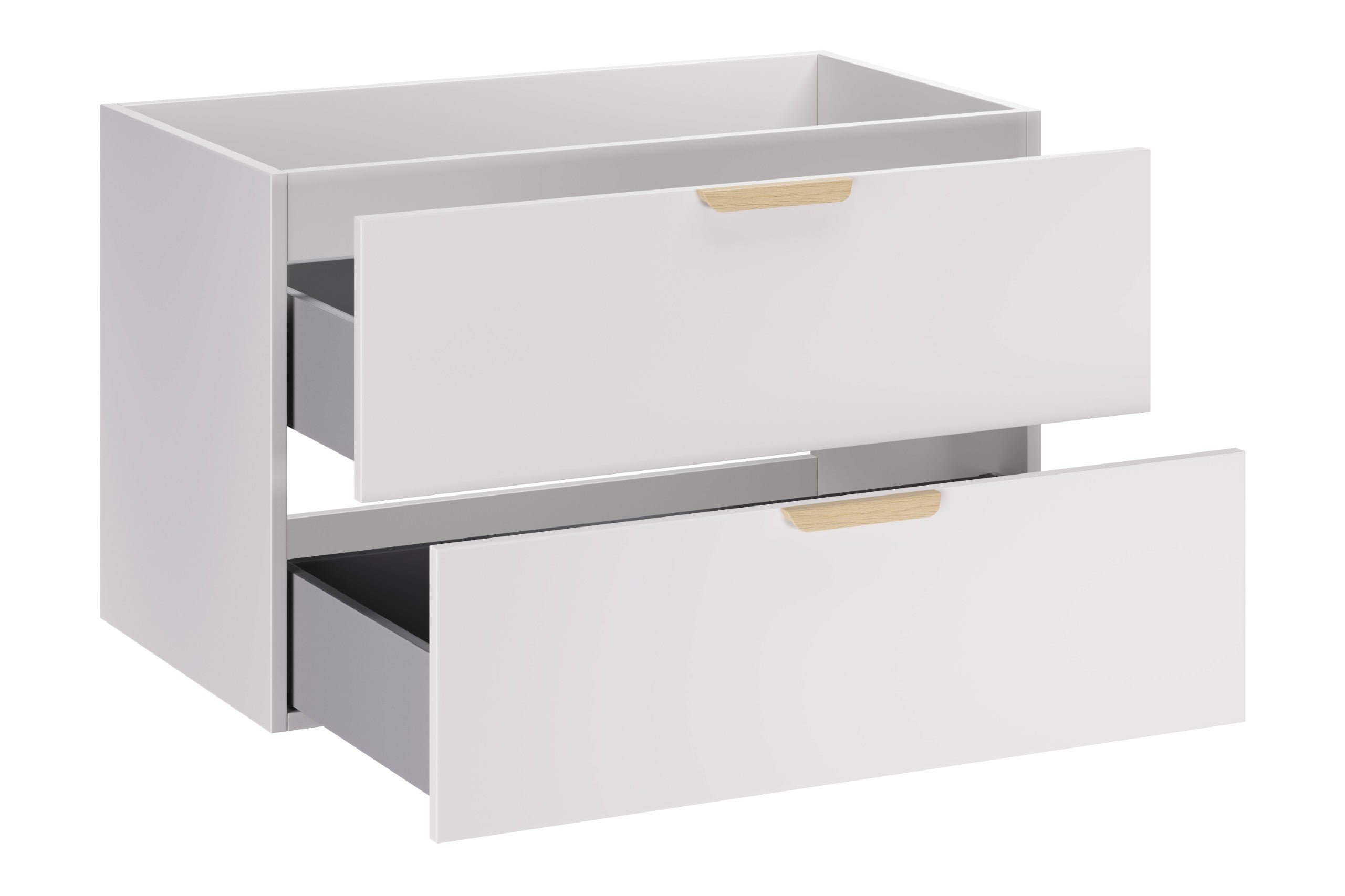 Aster White Bathroom Vanity Unit Set – 120 cm, White Matt & Cremona Oak – Configure Your Bathrom