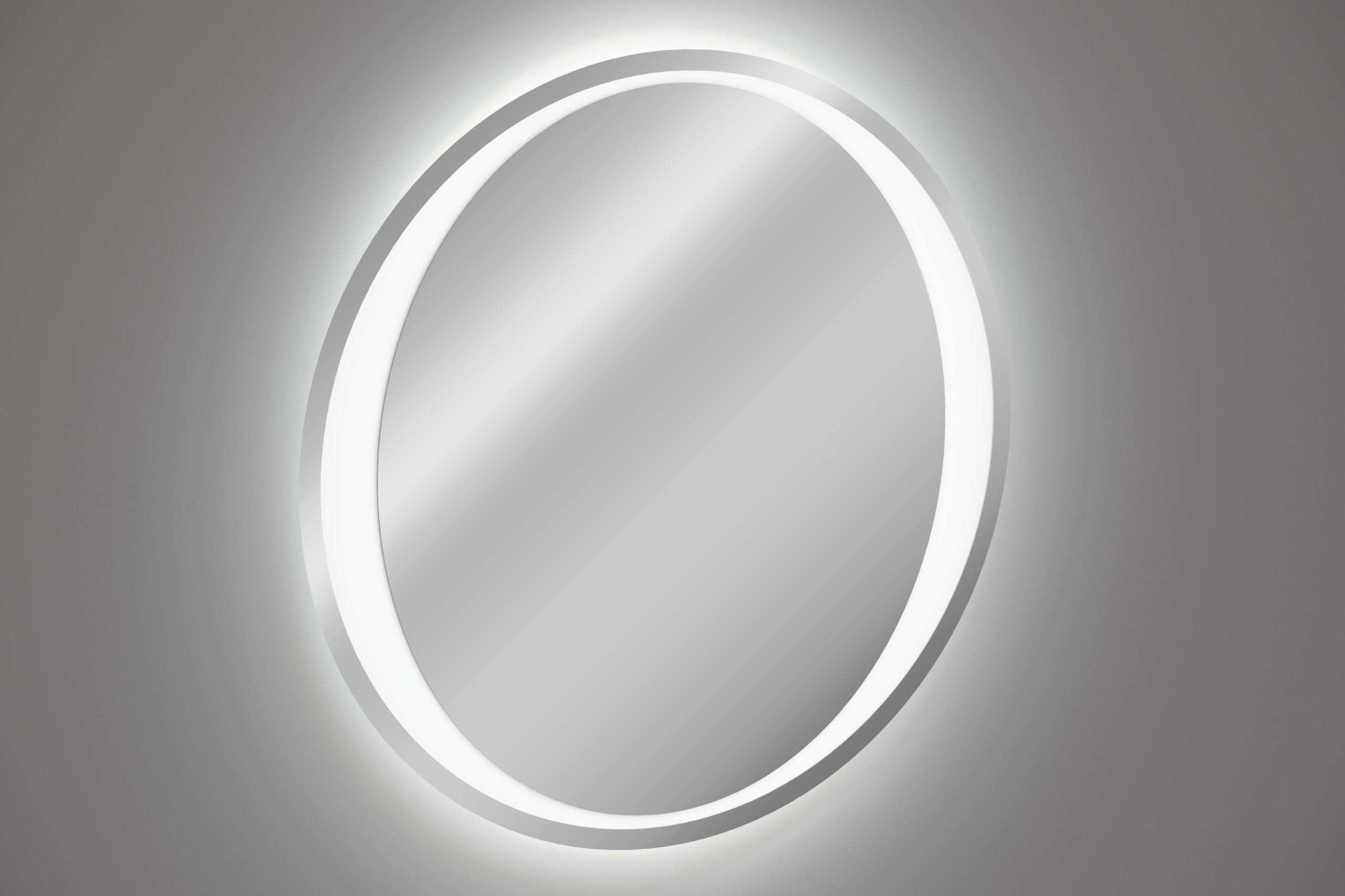 Aurelia LU LED 80 – Round Frameless LED Bathroom Mirror, 80 cm