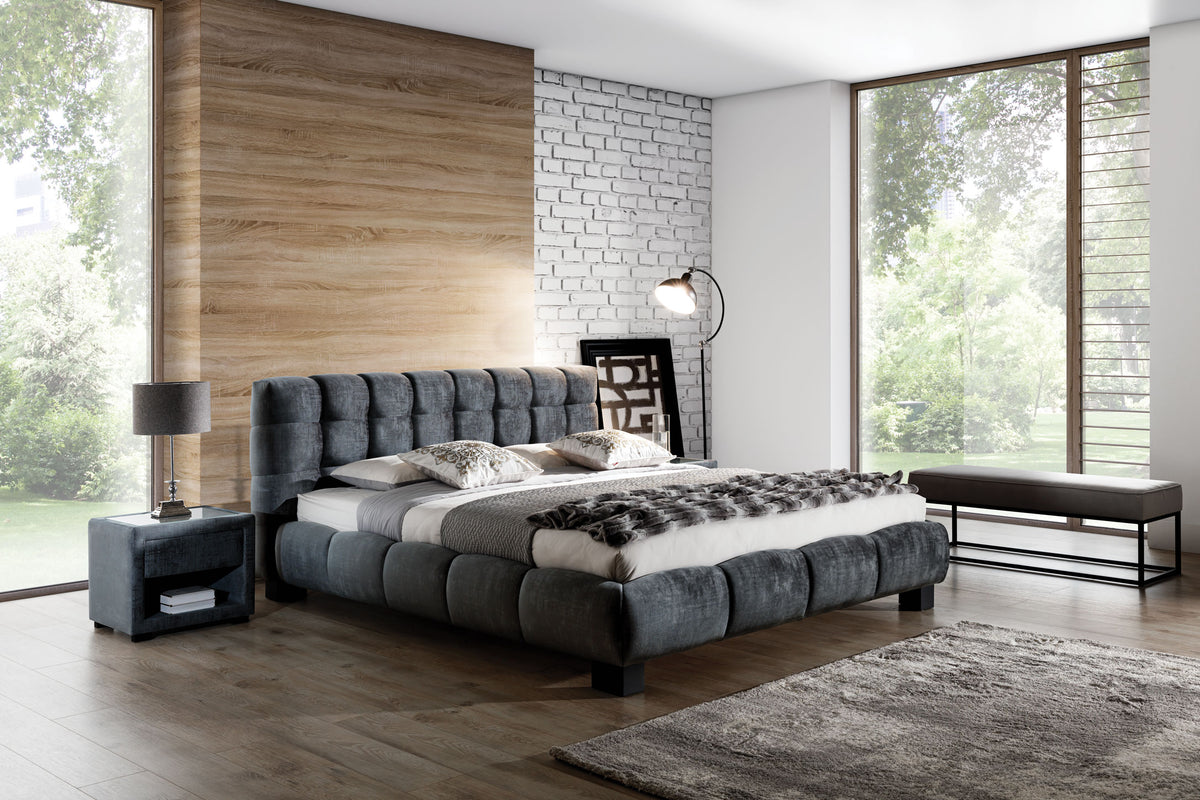 BELLY Upholstered Bed 140 / 160 / 180 cm – Choose Your Configuration