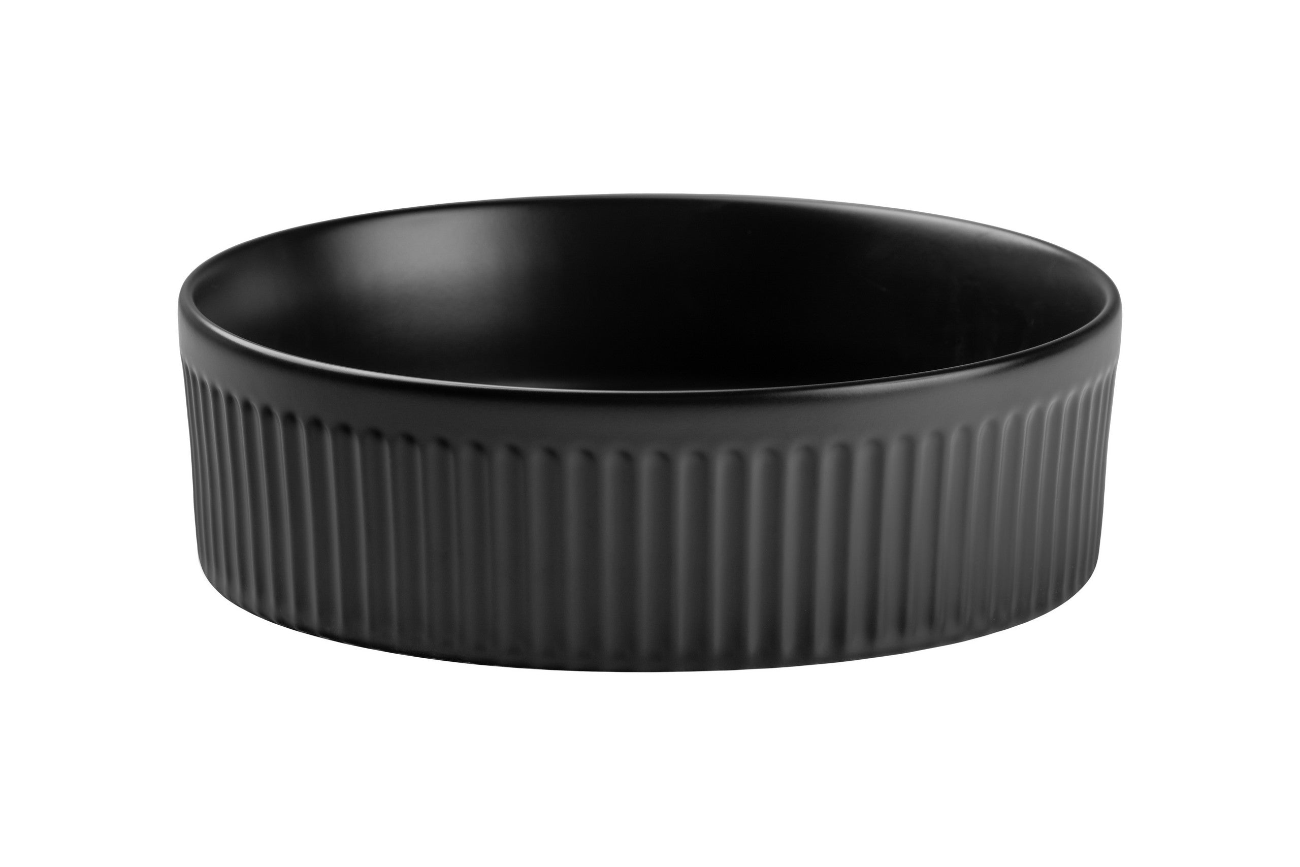 Beyond 2 Black Matt Countertop Basin – Ceramic, 36 cm