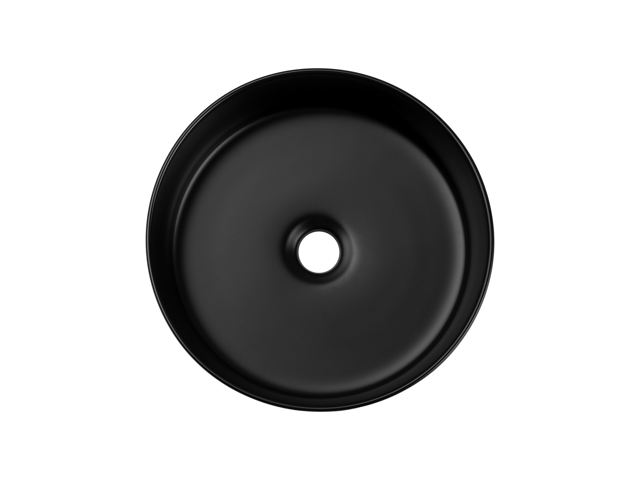 Beyond 2 Black Matt Countertop Basin – Ceramic, 36 cm