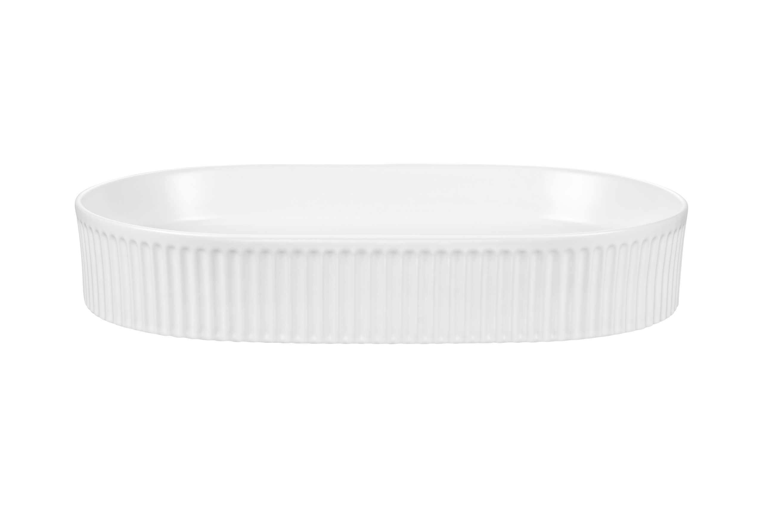 Beyond 3 White Gloss Countertop Basin – Ceramic, 56 cm