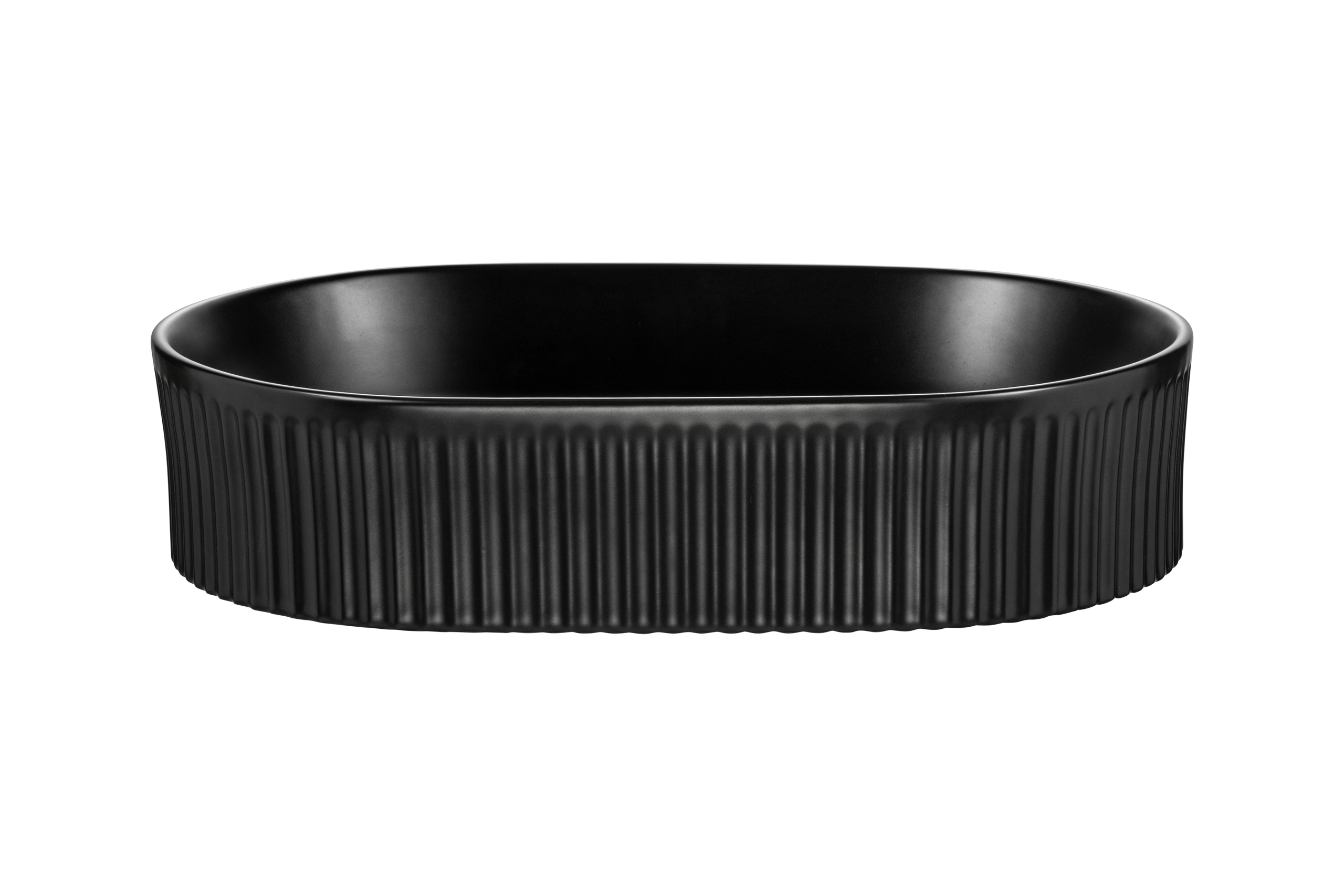 Beyond 5 Black Matt Countertop Basin – Ceramic, 48 cm