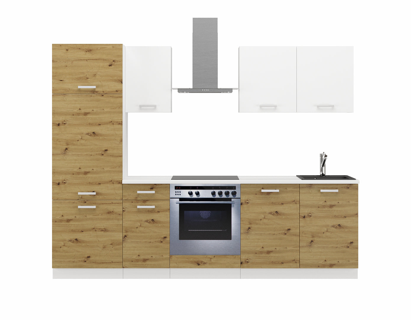 LE Toni 260 cm Kitchen Set – Artisan Oak