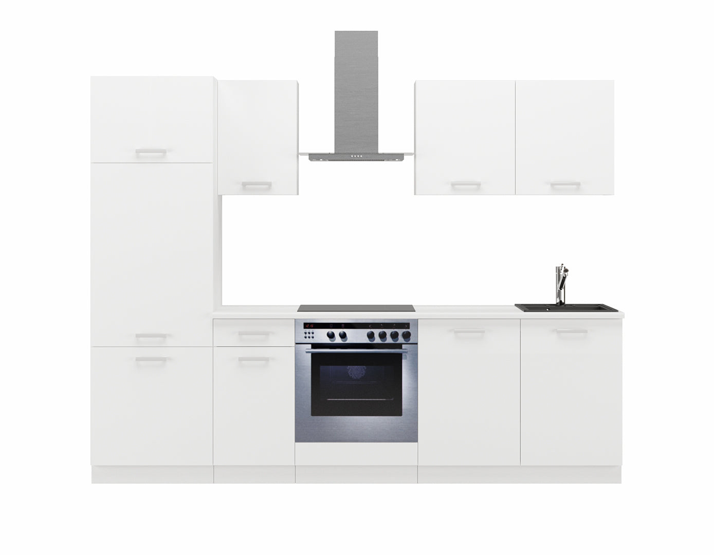 LE Toni 260 cm Kitchen Set – White