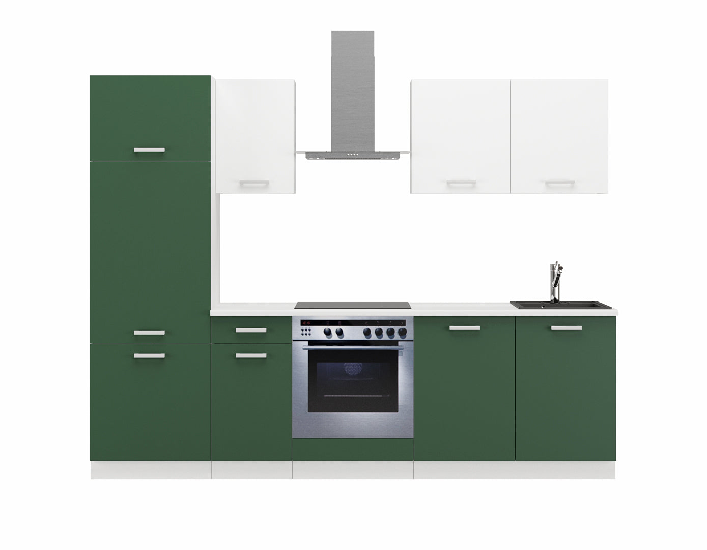 LE Toni 260 cm Kitchen Set – Labrador Green