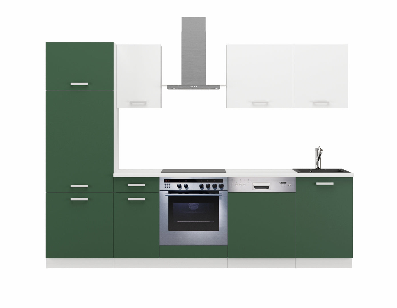 LE Toni 270 cm Kitchen Set – Labrador Green