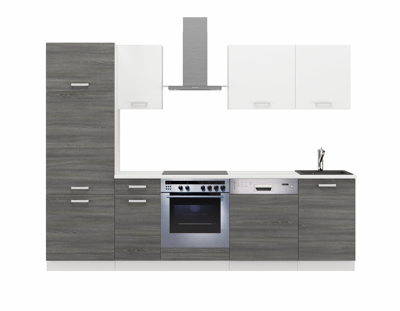 LE Toni 270 cm Kitchen Set – Ribbeck Oak