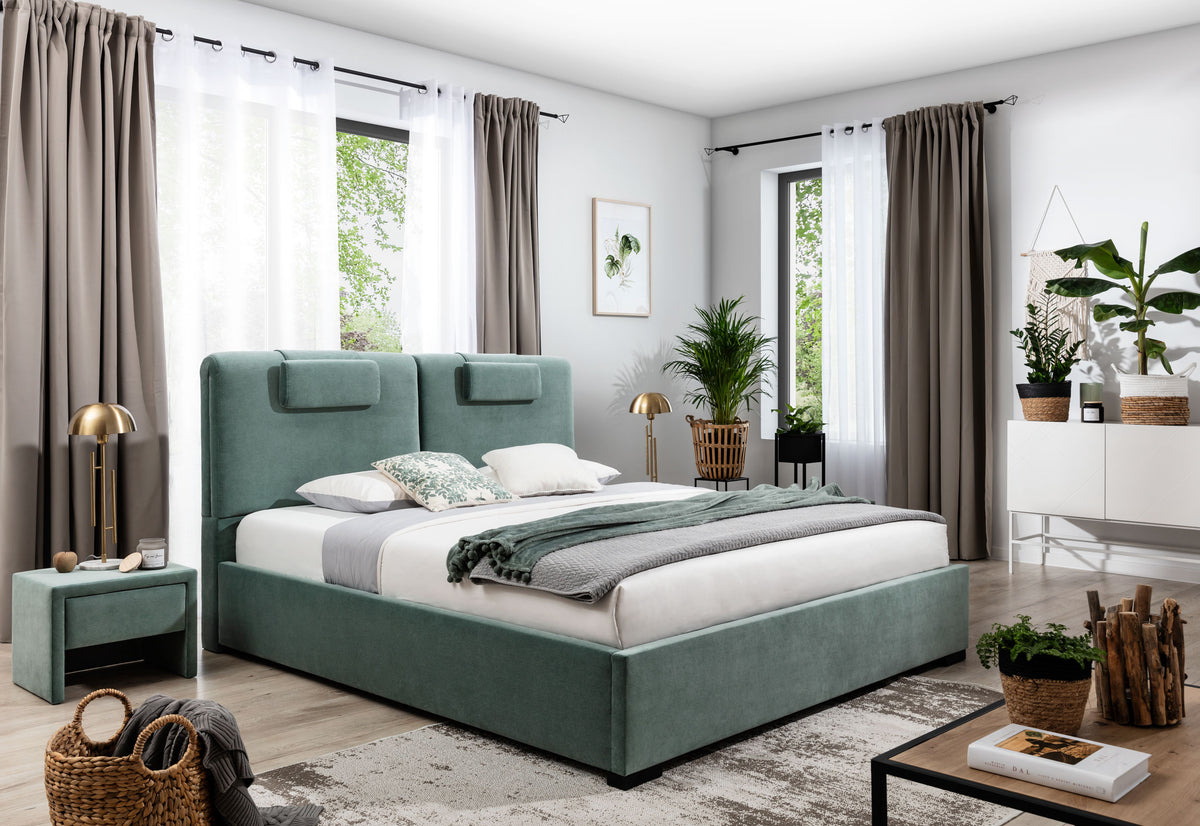 BOHO Upholstered Bed 140 / 160 / 180 cm – Choose Your Configuration