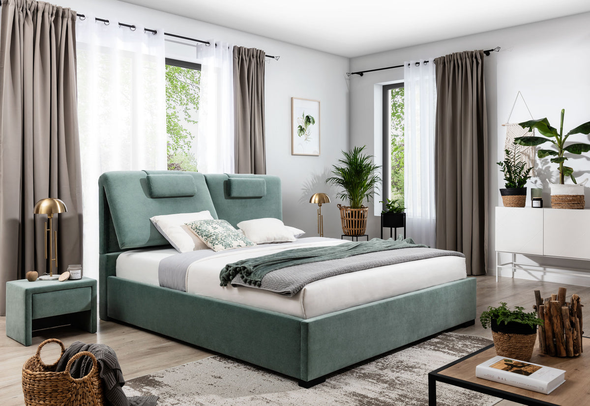 BOHO Upholstered Bed 140 / 160 / 180 cm – Choose Your Configuration