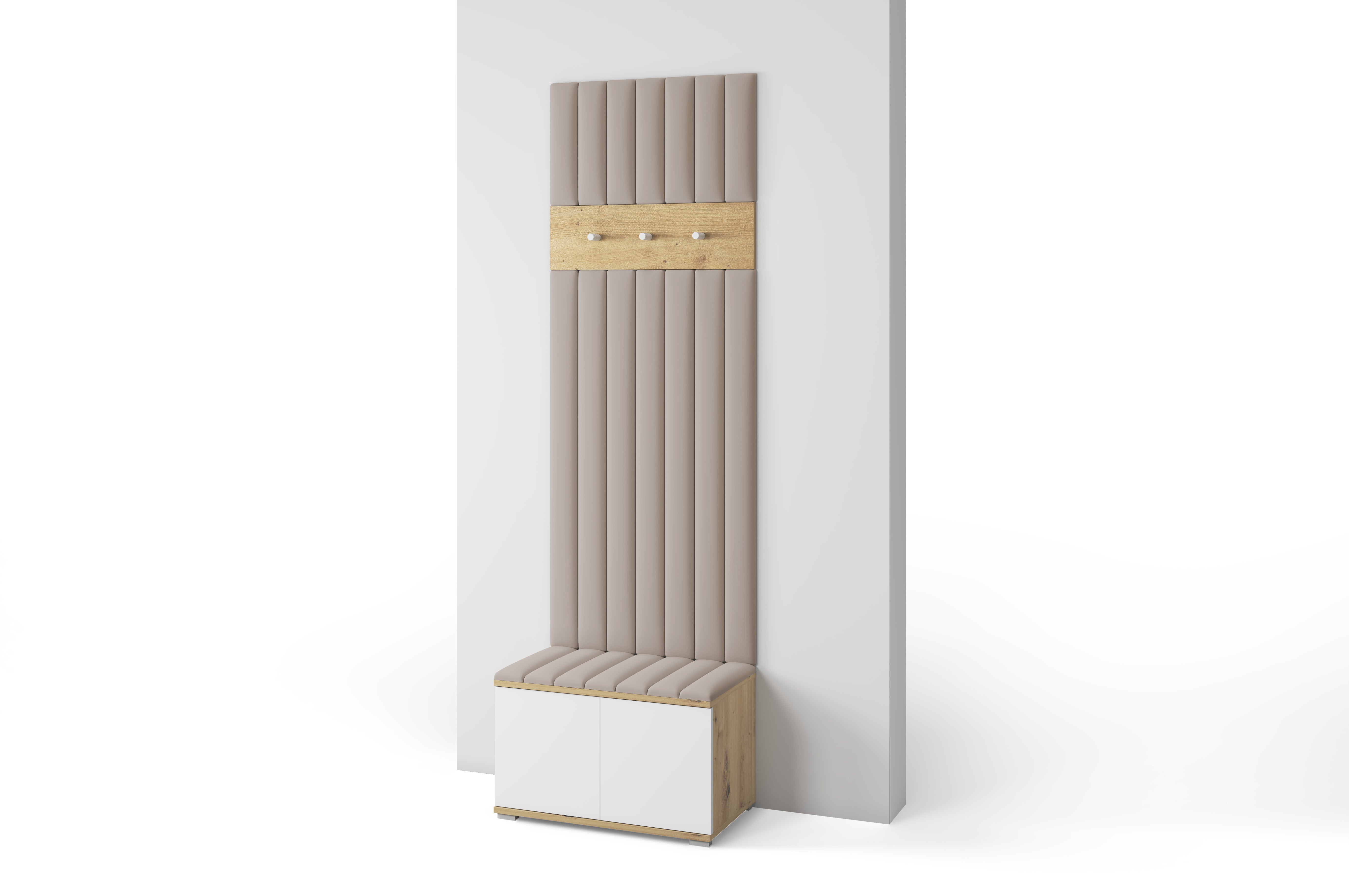 PK Sevilla 12 Hallway Wardrobe - Upholstered Panels in Various Colours