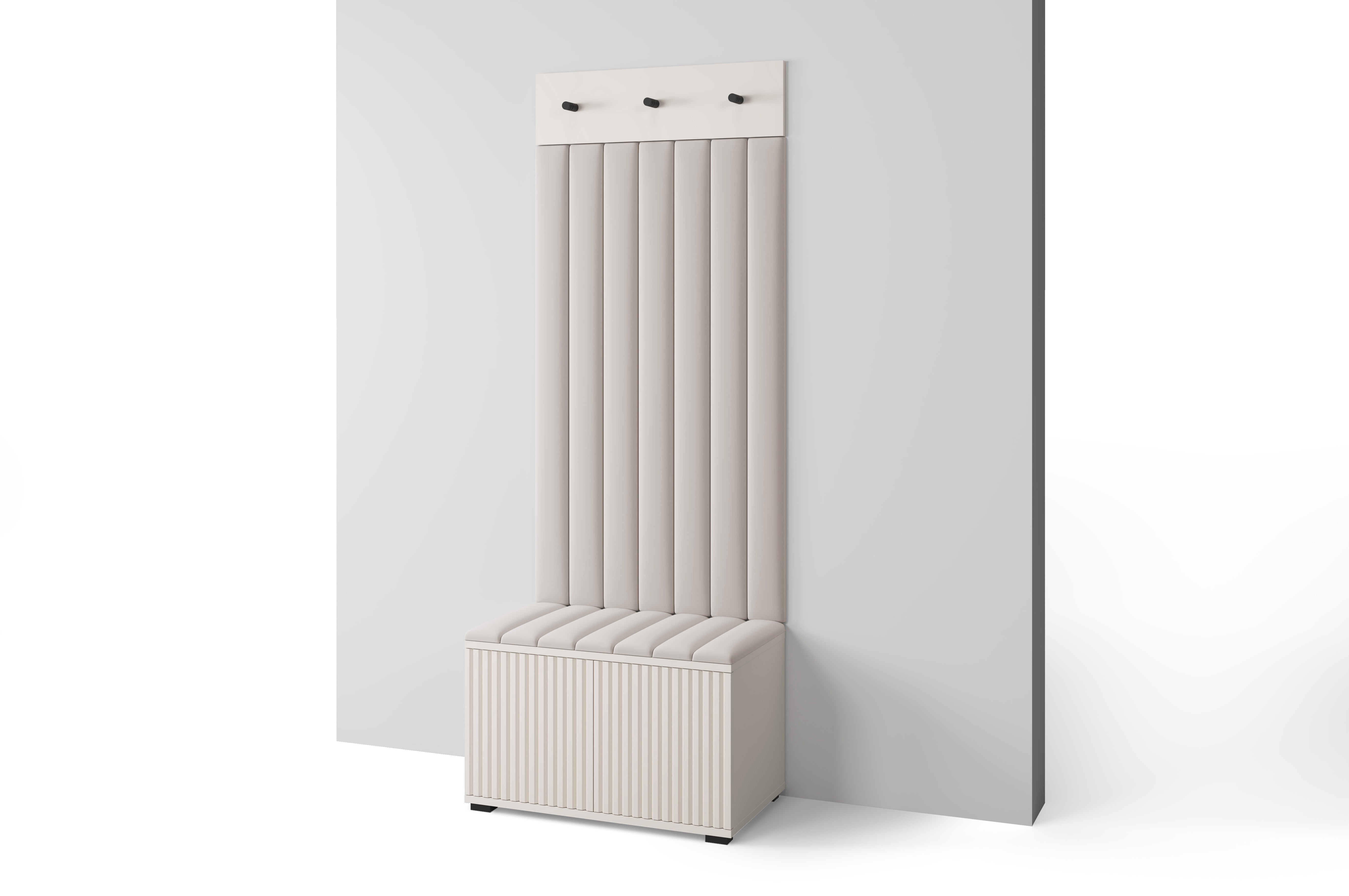 PK Rayo 6 Hallway Wardrobe - Upholstered Panels in Various Colours