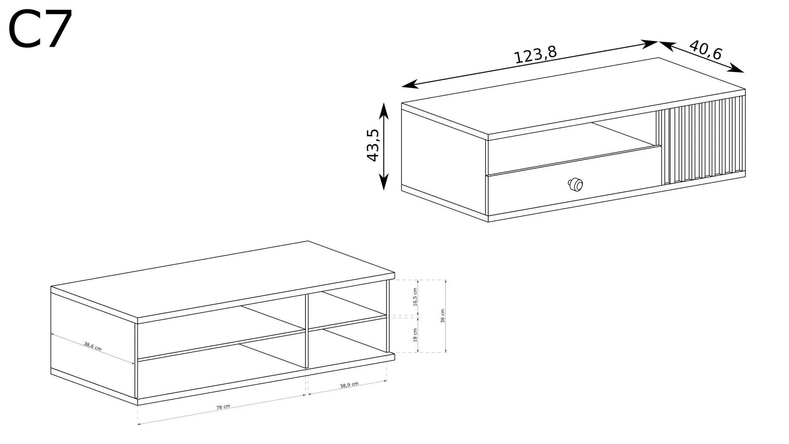 S-Cali TV-Stand C-7