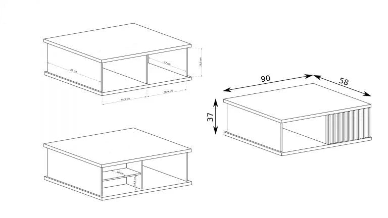 S-Cali Coffee Table C-8