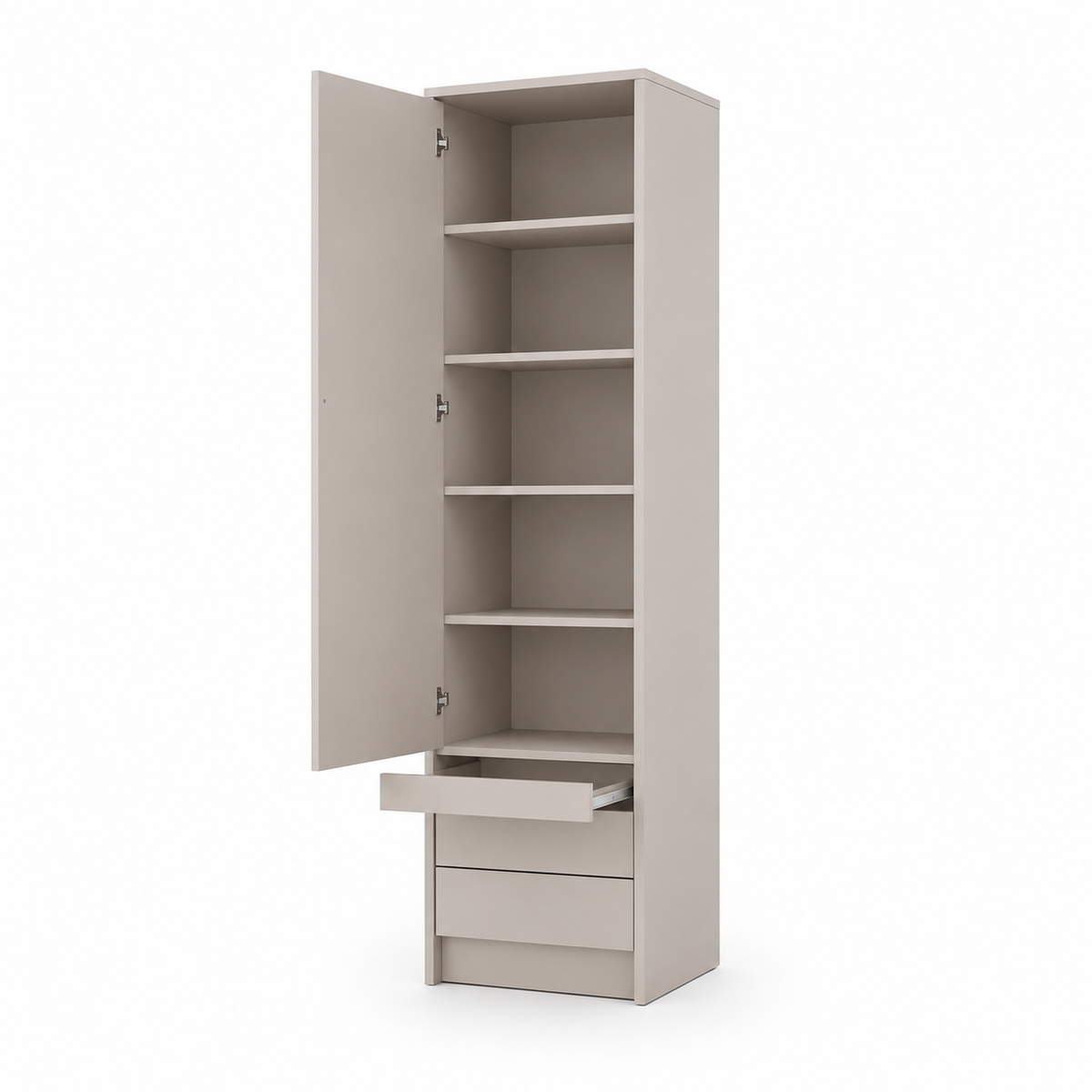 Customizable Genius Murphy Bed Set with Sofa 140×200 cm – Cashmere