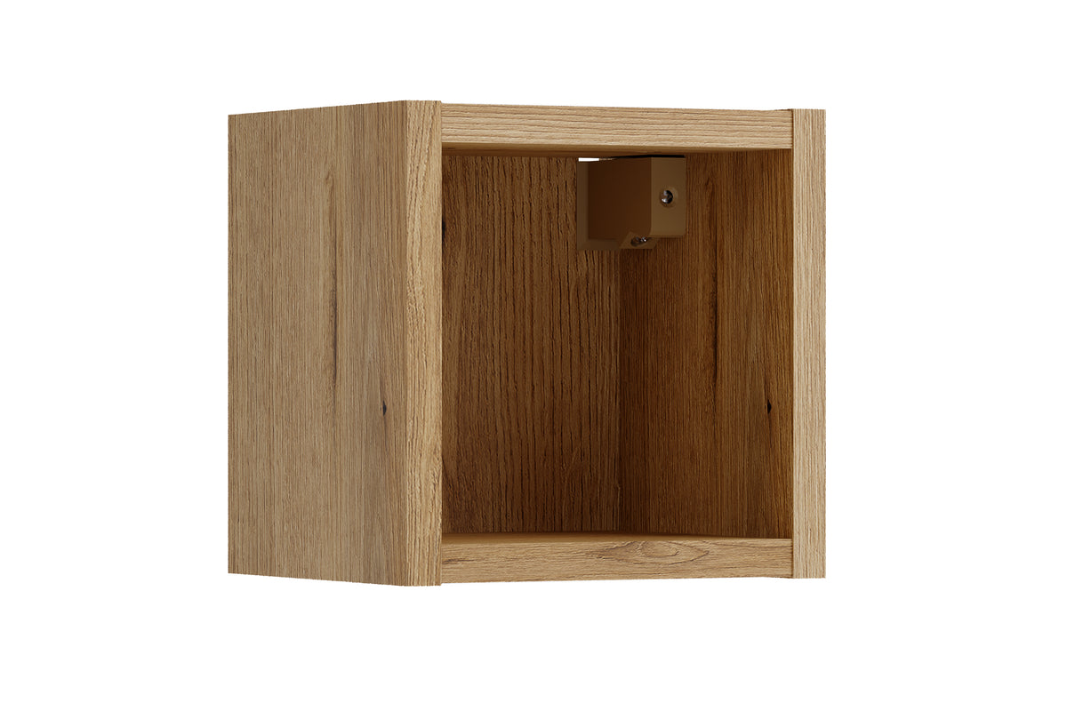 Nova Coast Evoke Qubik Open Wall Shelf – Coast Evoke Oak, 27 cm