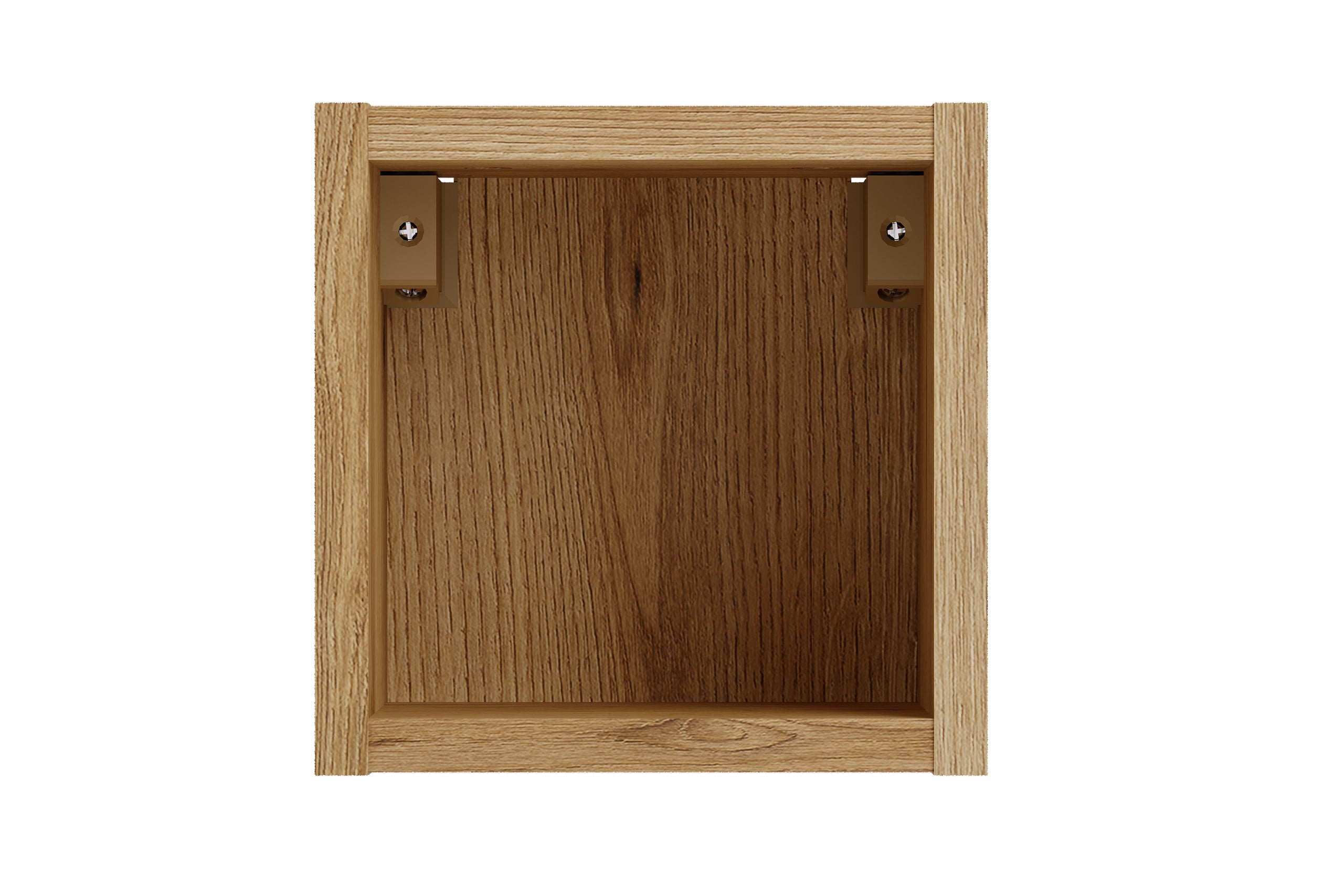 Nova Coast Evoke Qubik Open Wall Shelf – Coast Evoke Oak, 27 cm