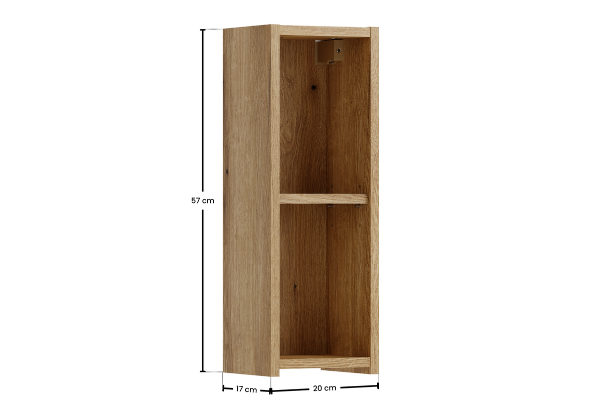 Open Wall Shelf – Oak Coast Evoke, 20 cm