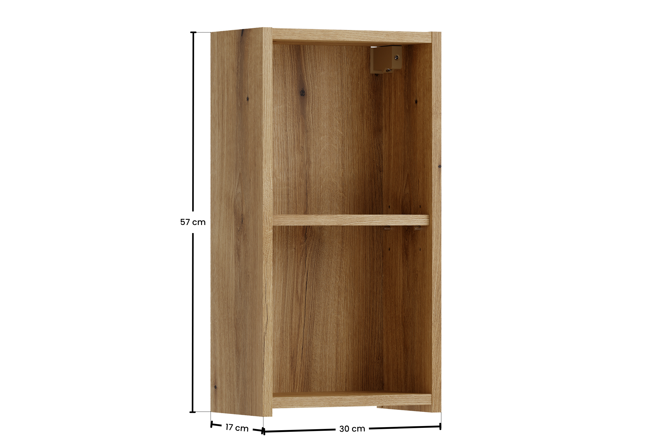 Open Wall Shelf – Oak Coast Evoke, 30 cm