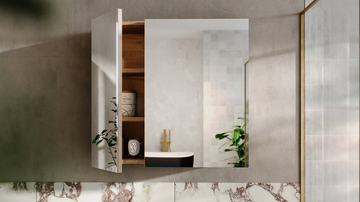Mirror Cabinet – Oak Coast Evoke, 60 cm