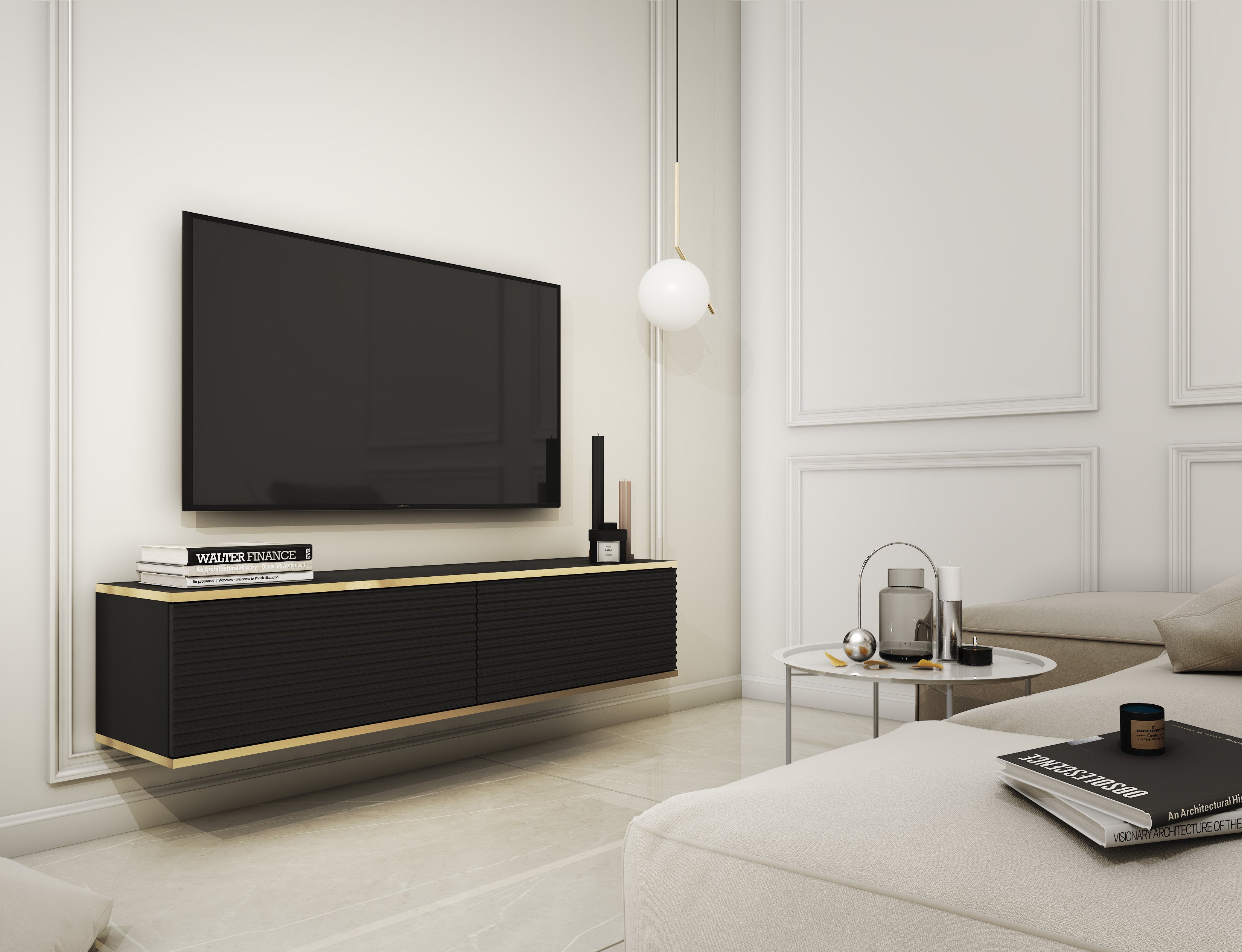 Oro TV Stand 135 - Fresh Design with Versatile Configuration