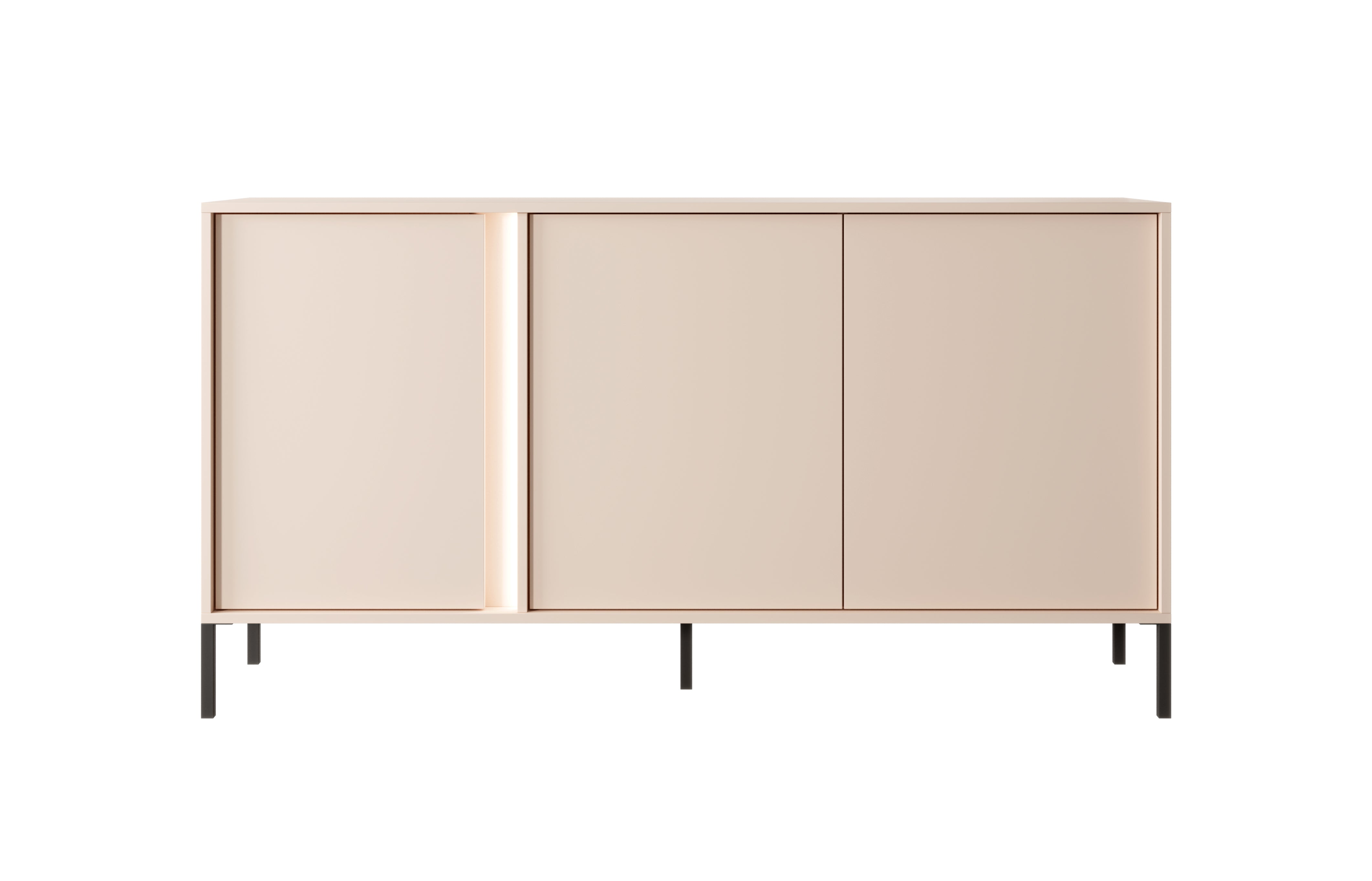 Lask Dast Sideboard 153 cm | 3-Door Storage Cabinet