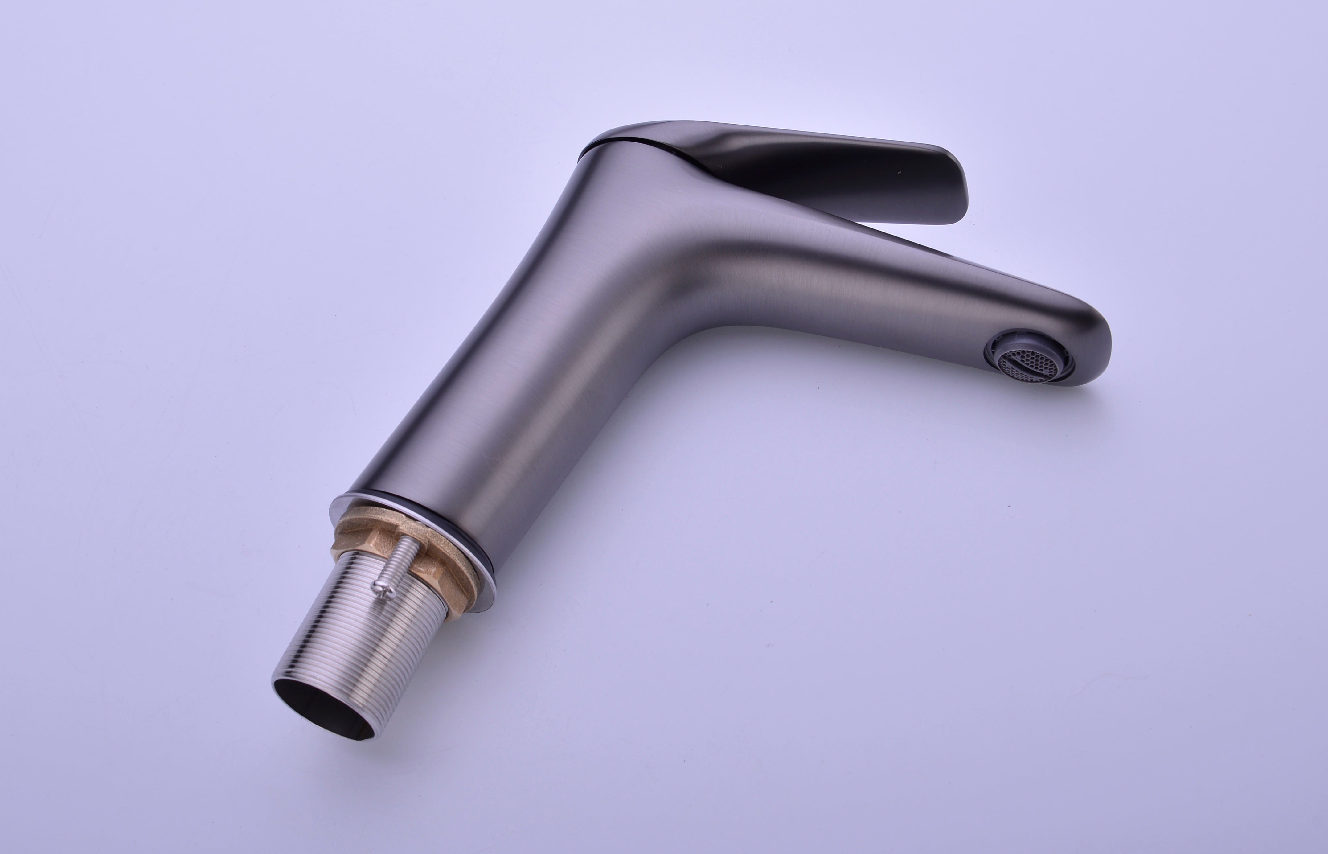 Niagara Low Basin Mixer Tap – Gun Grey, 86001GG