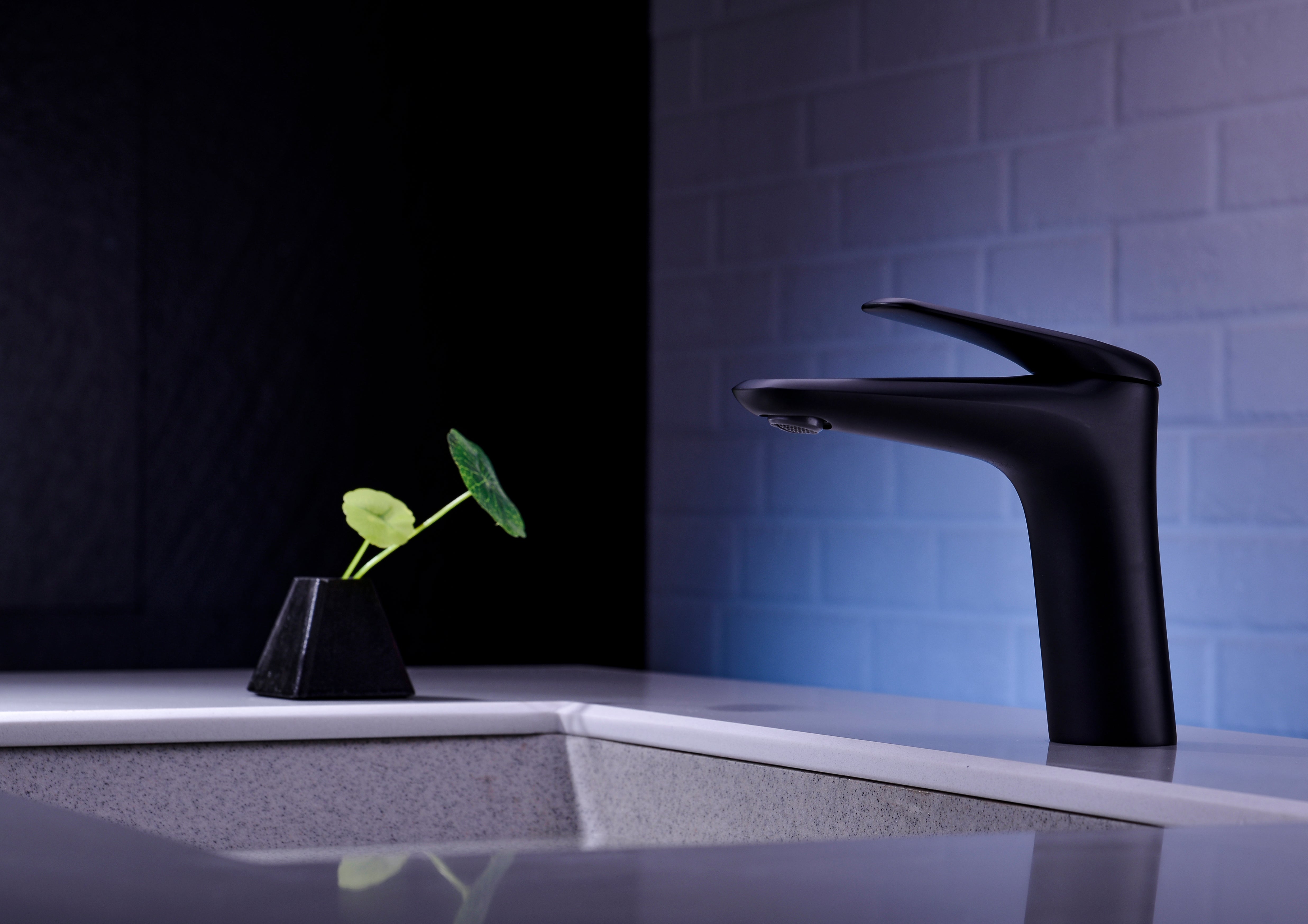 Niagara Low Basin Mixer Tap – Matt Black, 86001B