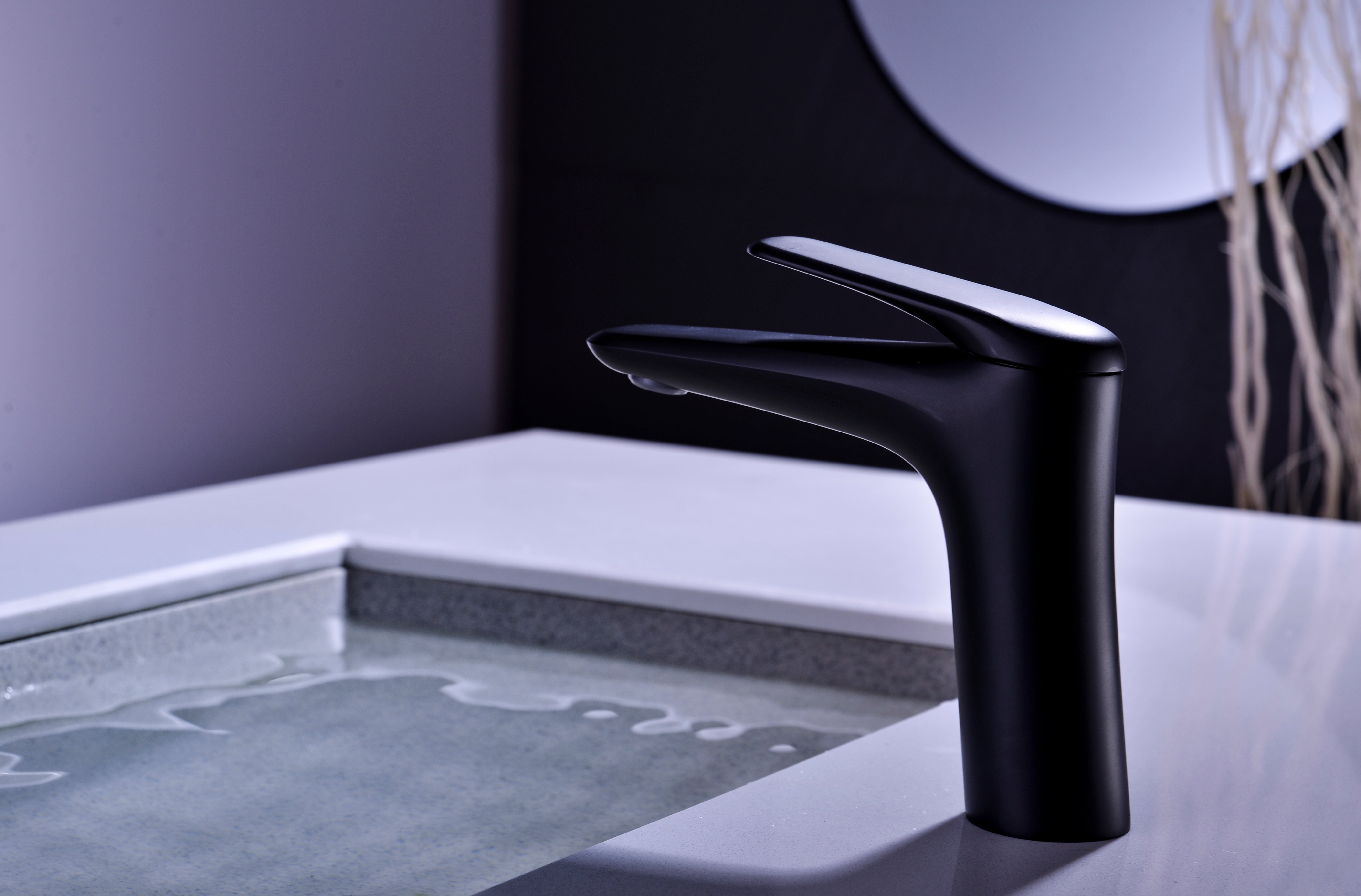 Niagara Low Basin Mixer Tap – Matt Black, 86001B