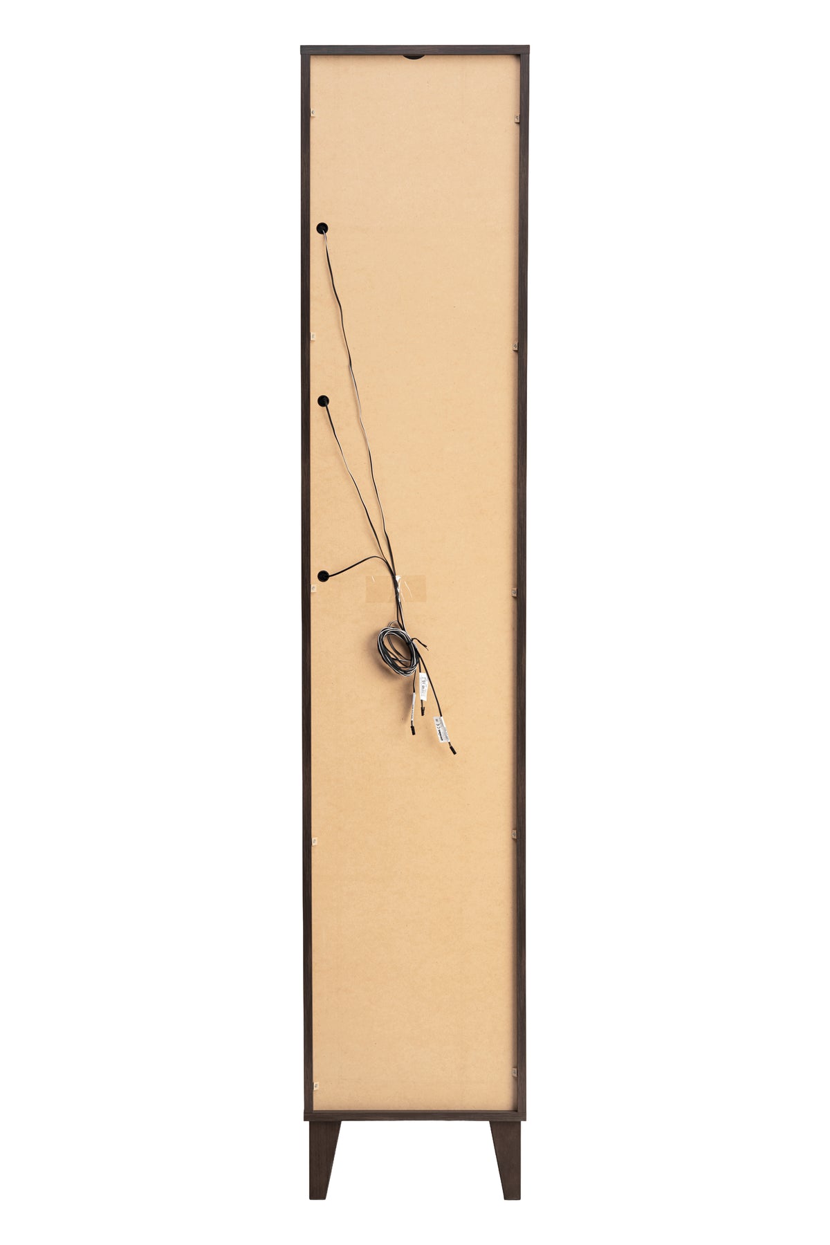 Dorothy Ristretto Tall Cabinet 2 Doors – Ristretto Oak, 40x35x205 cm
