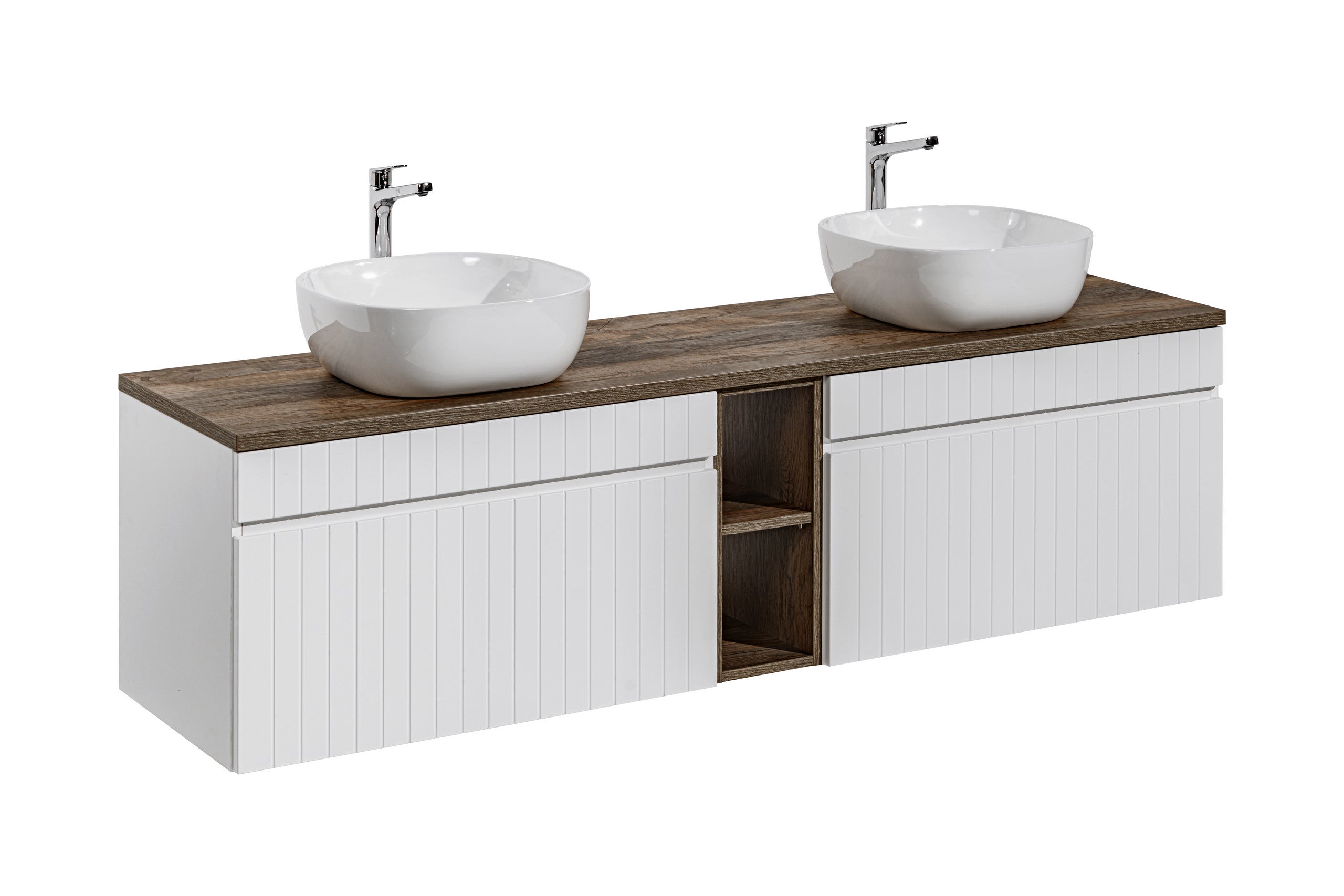 Iconic White Vanity Unit Set 60 / 80 / 100 / 120 / 140 / 180 cm – Configure Your Bathroom