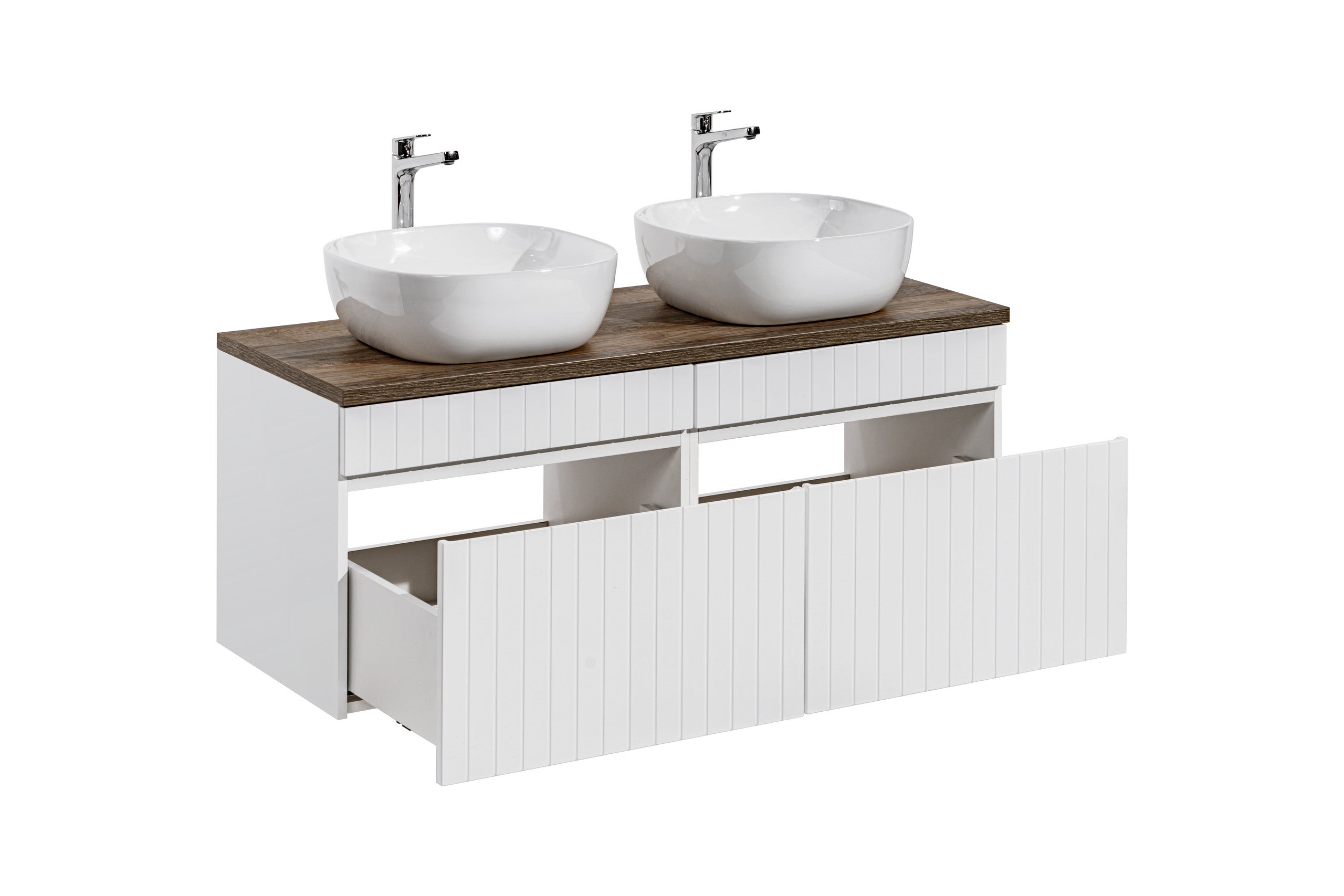 Iconic White Vanity Unit Set 60 / 80 / 100 / 120 / 140 / 180 cm – Configure Your Bathroom
