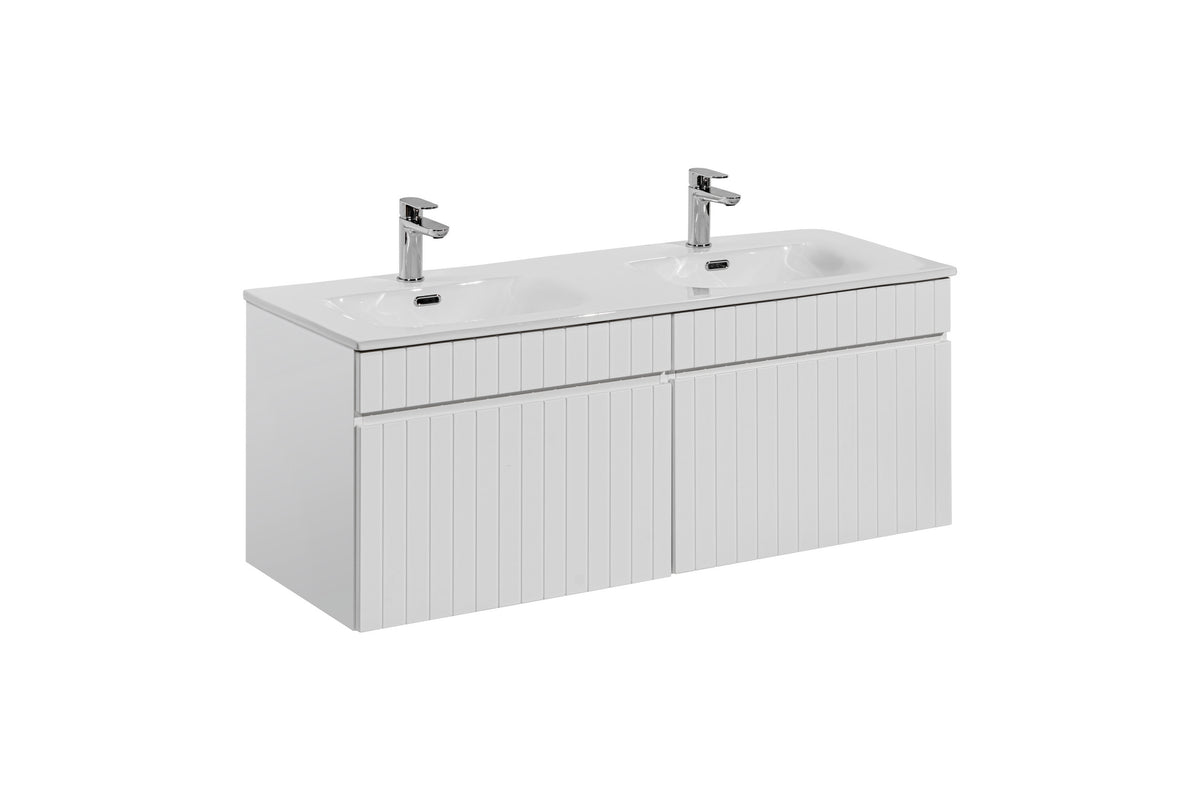 Iconic White Vanity Unit Set 60 / 80 / 100 / 120 / 140 / 180 cm – Configure Your Bathroom