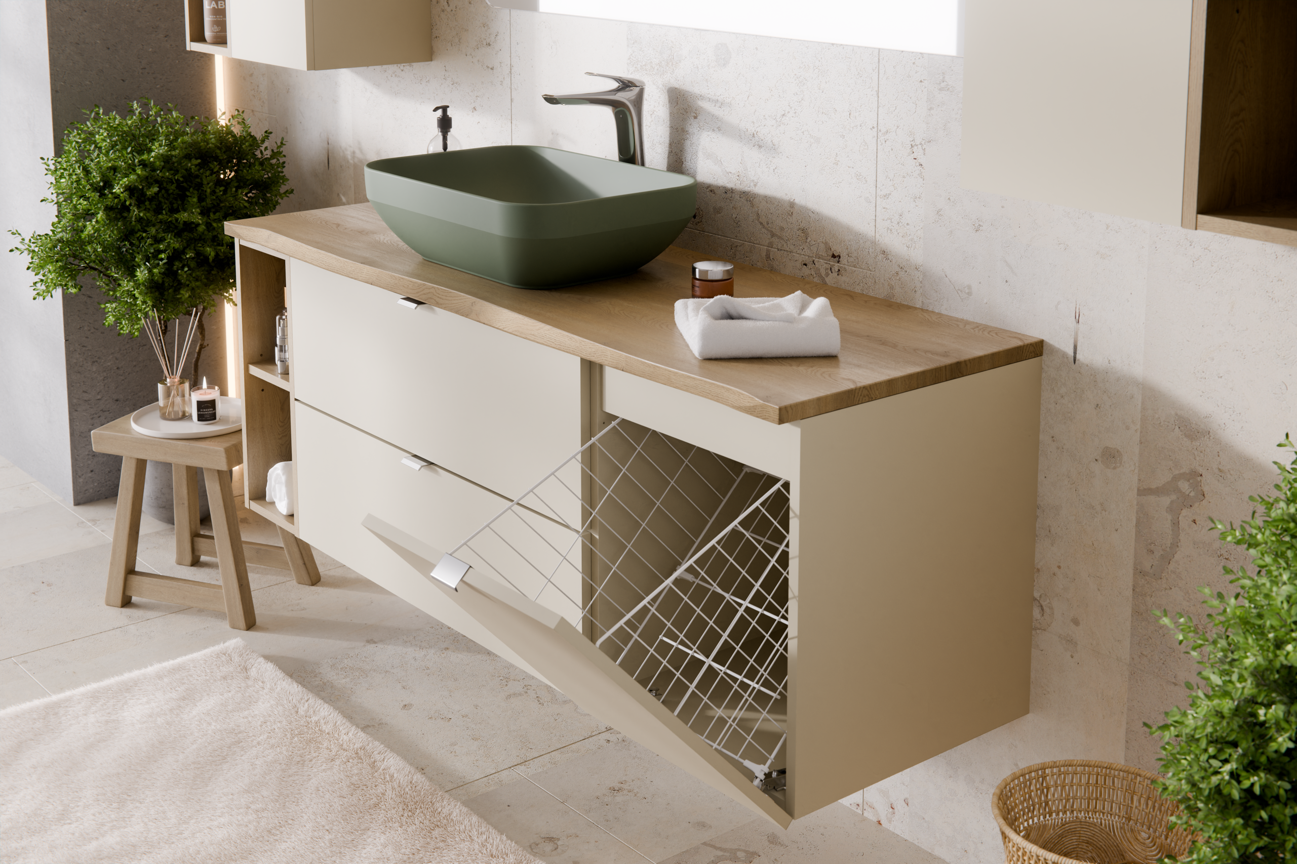 Dalia Cashmere Vanity Unit Set 50 / 60 / 80 / 100 / 120 cm – Configure Your Bathroom